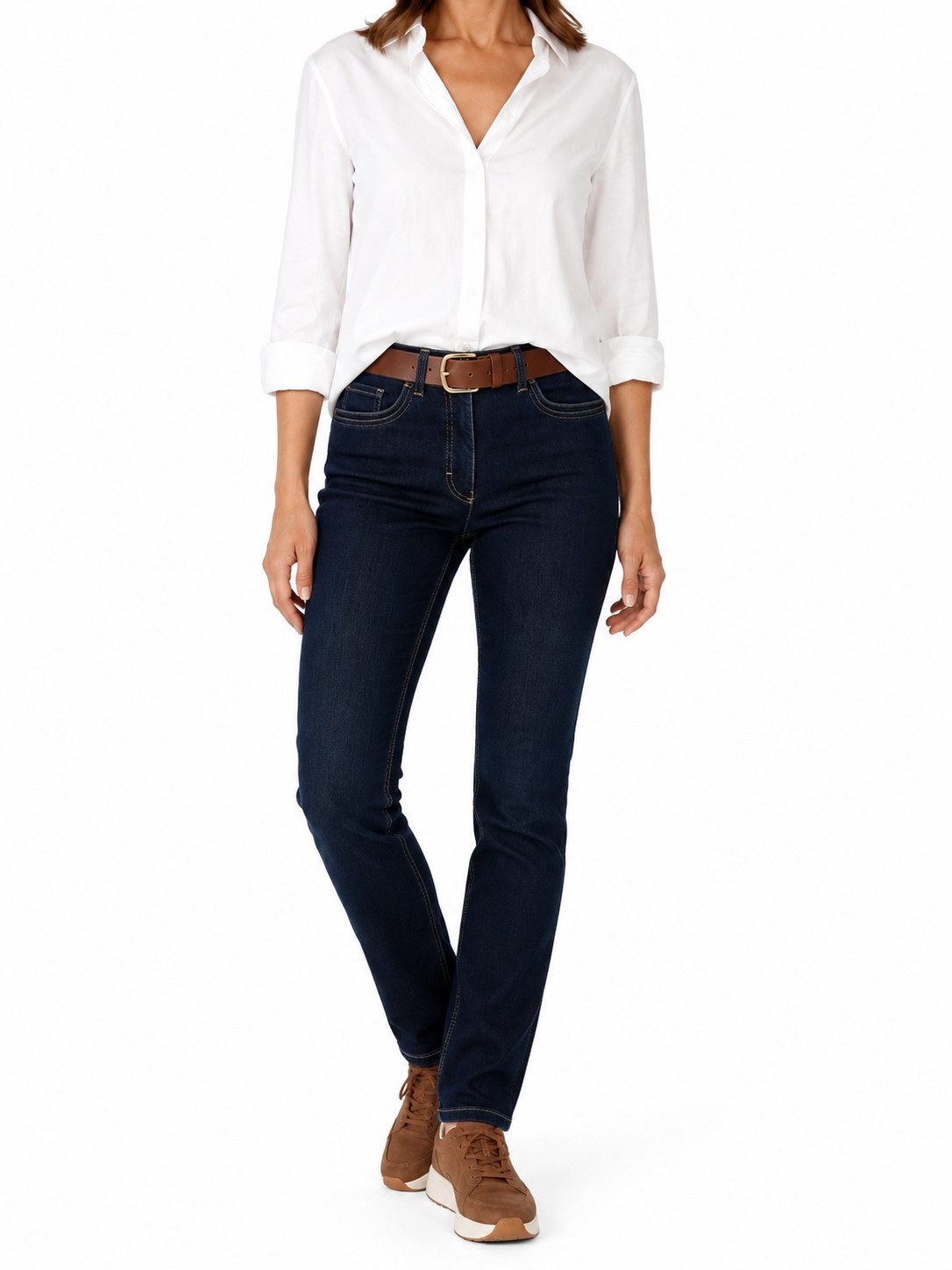 STARK DIE HOSE Stretch-Jeans WELLNESS-WOHLFÜHLHOSE, 5-Pocket, Regular Fit mit Dehnbund Eine gelungene Weiterentwicklung des beliebten ZERRES-Vorgängers