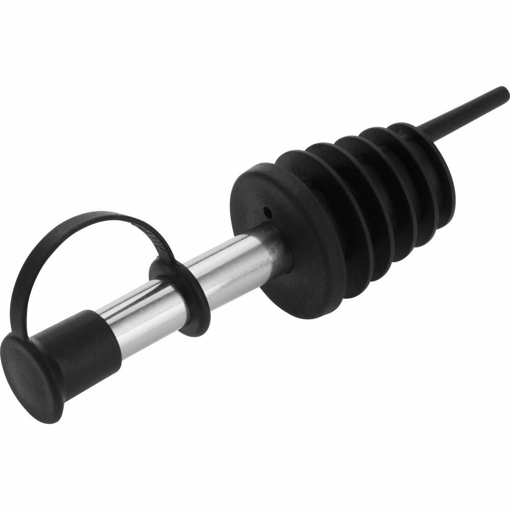 WESTMARK Flaschenausgießer 2 Stück »Inox Eco-Pour«, PE-Kork, Schlaufenkäppchen