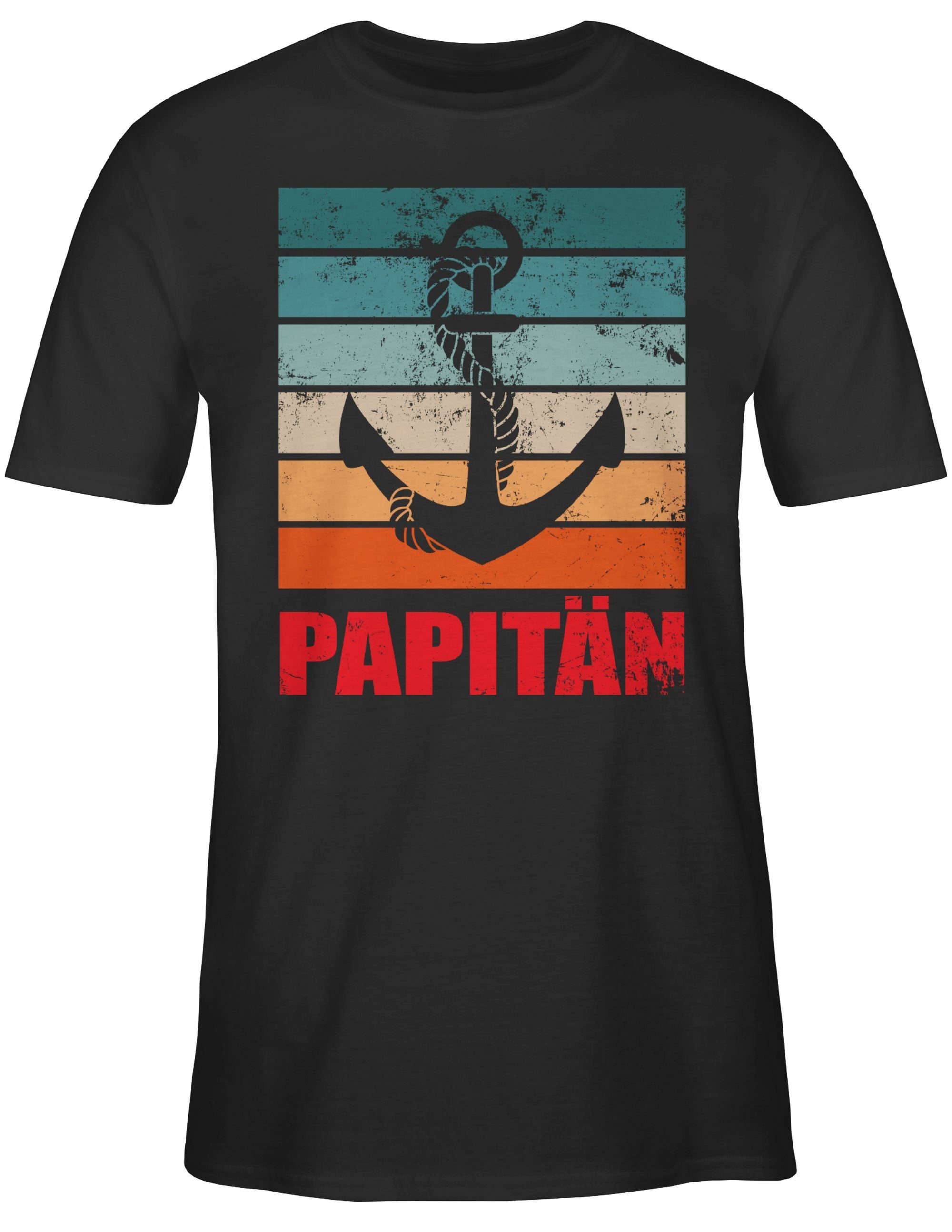 Shirtracer T-Shirt Papitän Papa Kapitän Geschenk günstig online kaufen