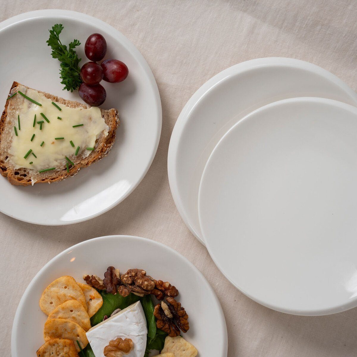 Villeroy & Boch Brotteller Brotteller NewMoon weiß 6-tlg.