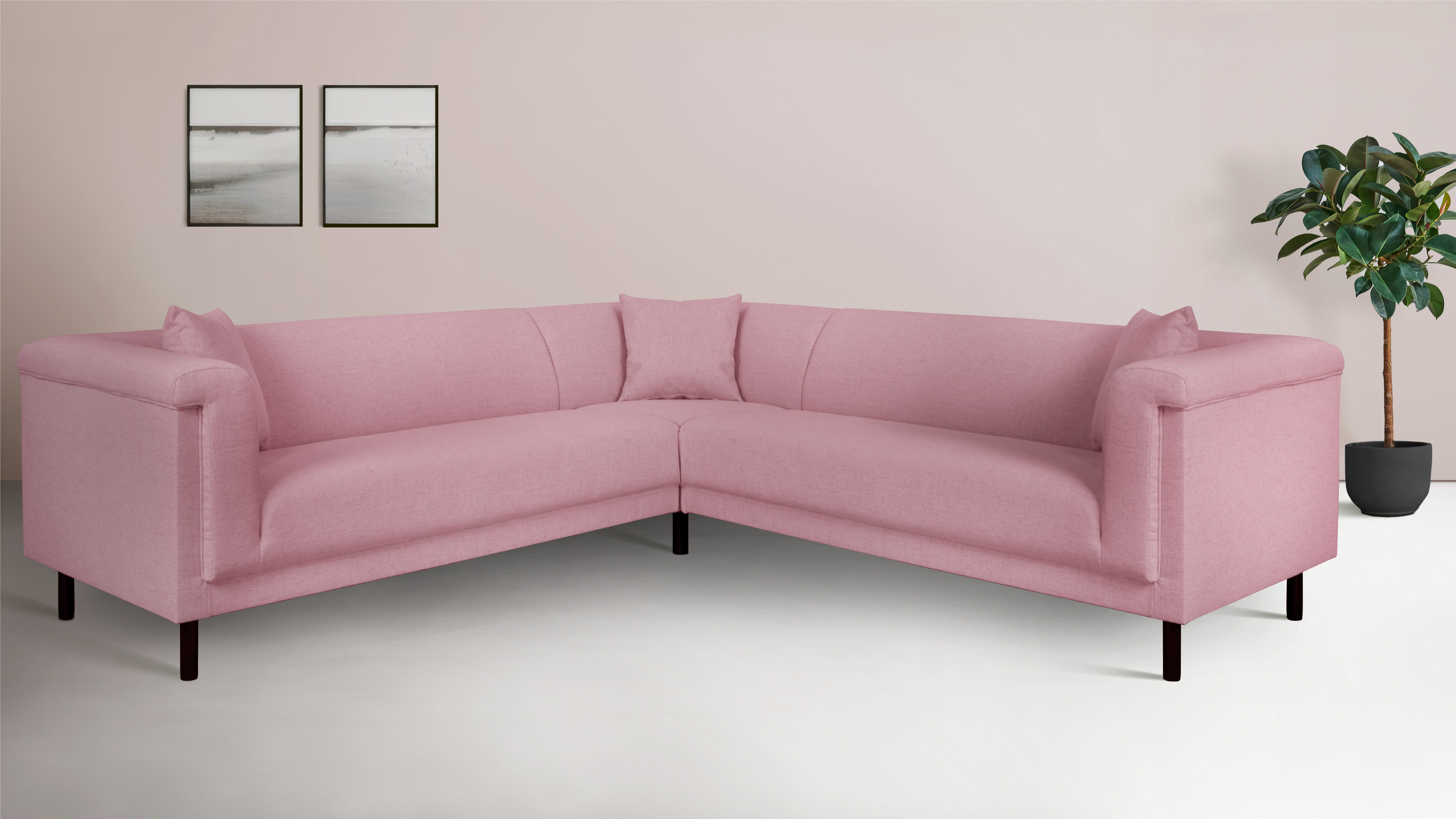 INOSIGN Ecksofa AGNIA L-Form B/T/H: 244/244/71 günstig online kaufen