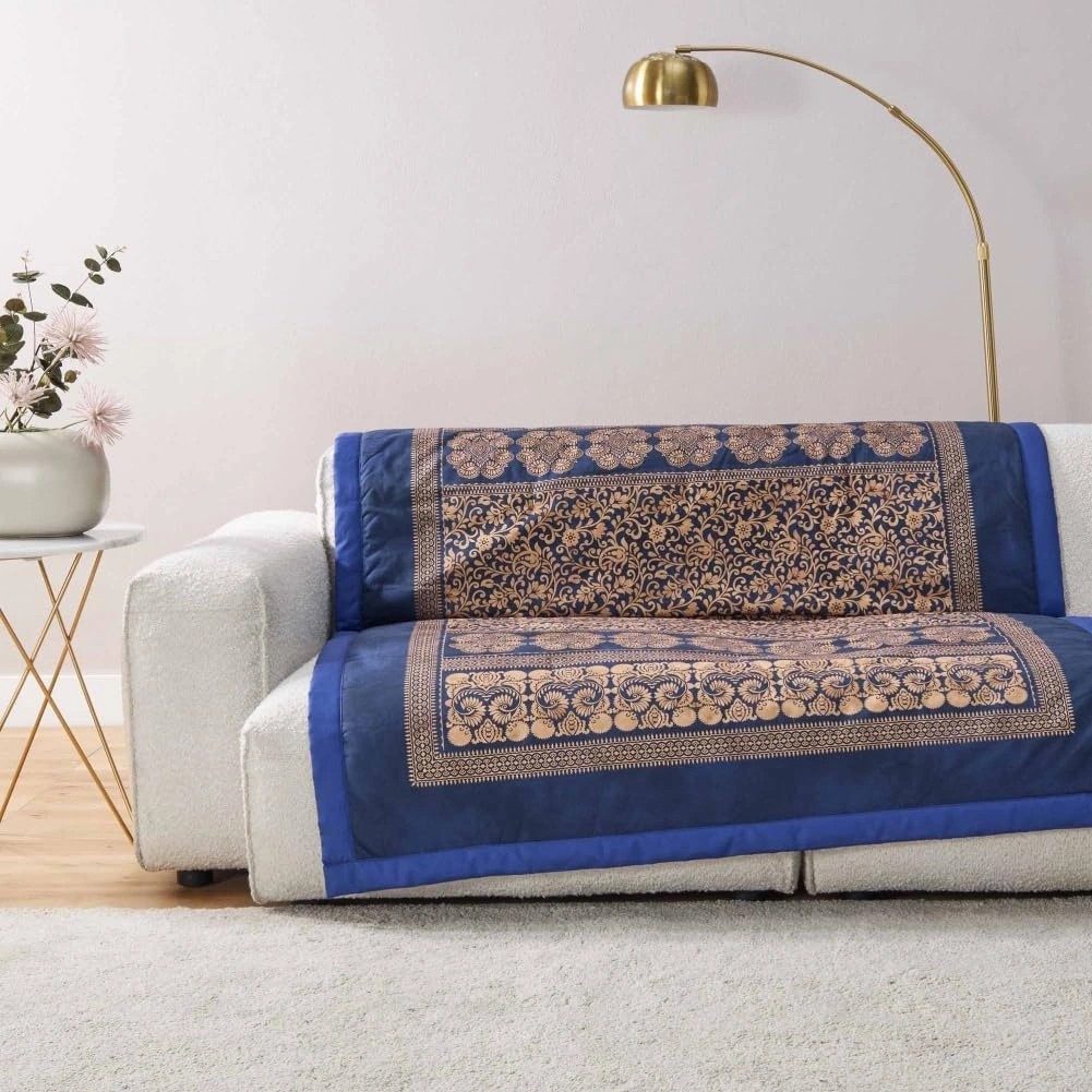 Plaid Torcello B1 135 x 190 cm, Bassetti, aus Baumwolle mit Filigranes Muster.