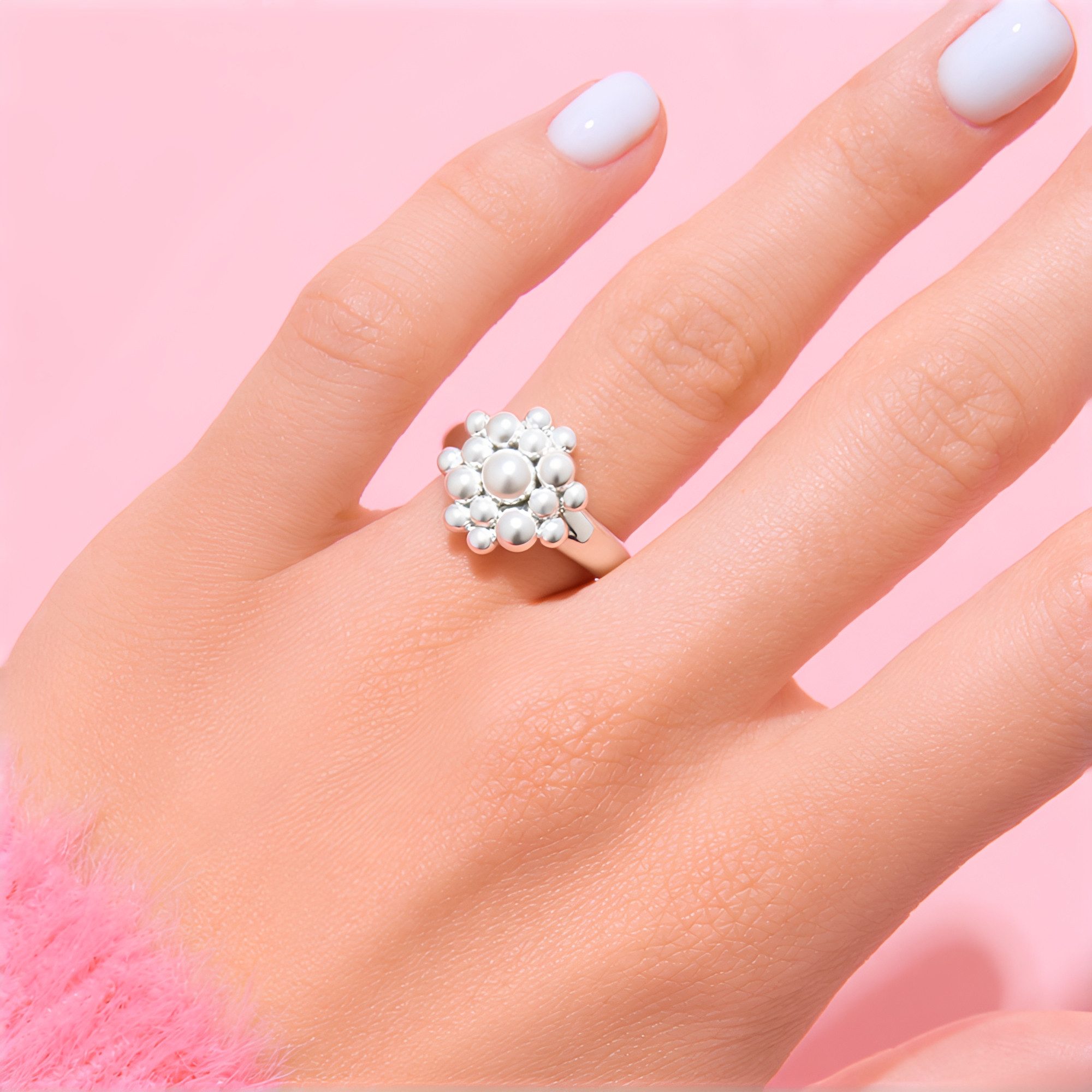 Cavill Silberring Cavill moderner Ring aus 925er Sterling Silber, Blasendes günstig online kaufen