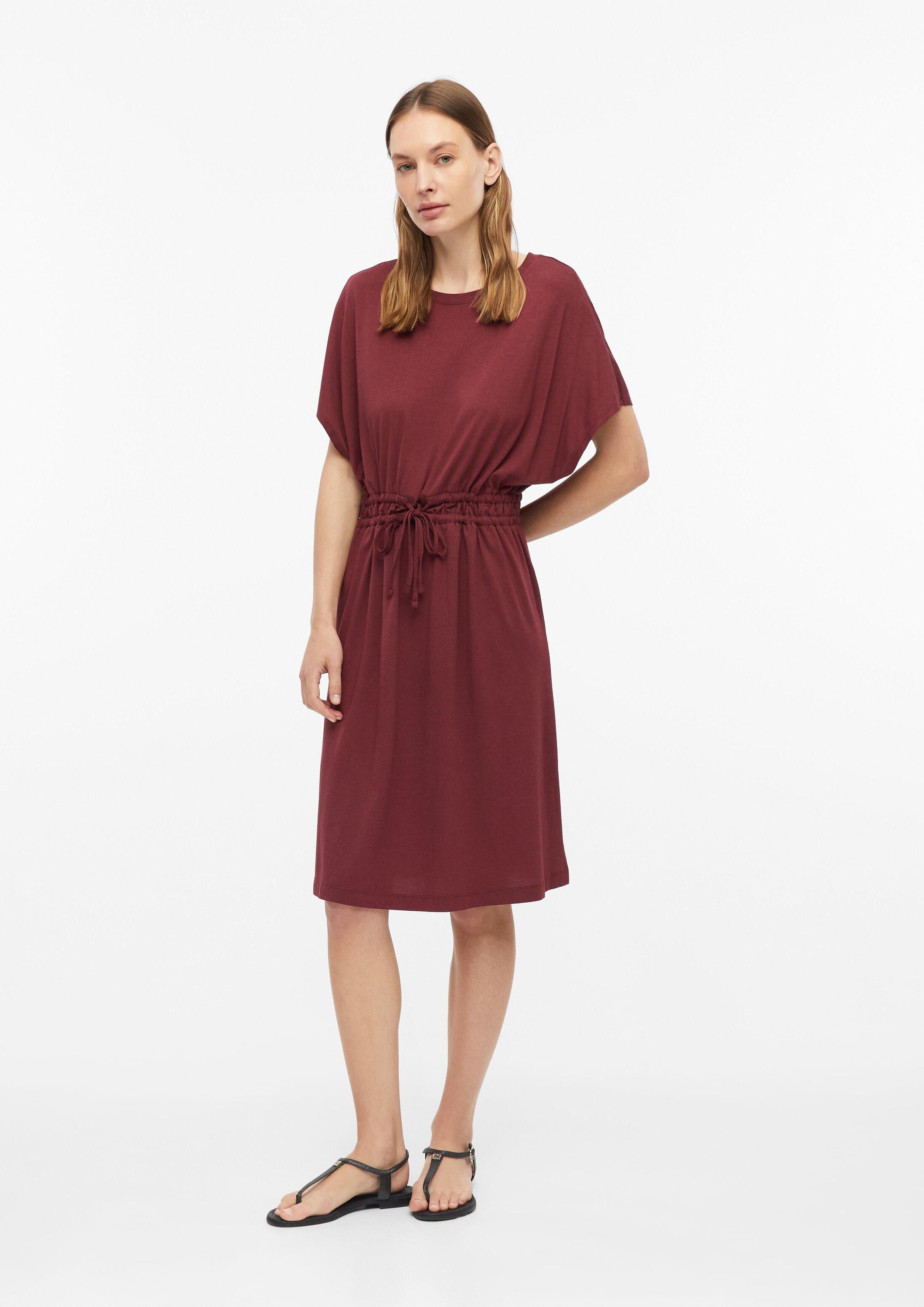 s.Oliver Minikleid Kleid Jersey-Kleid mit Tunnelzug