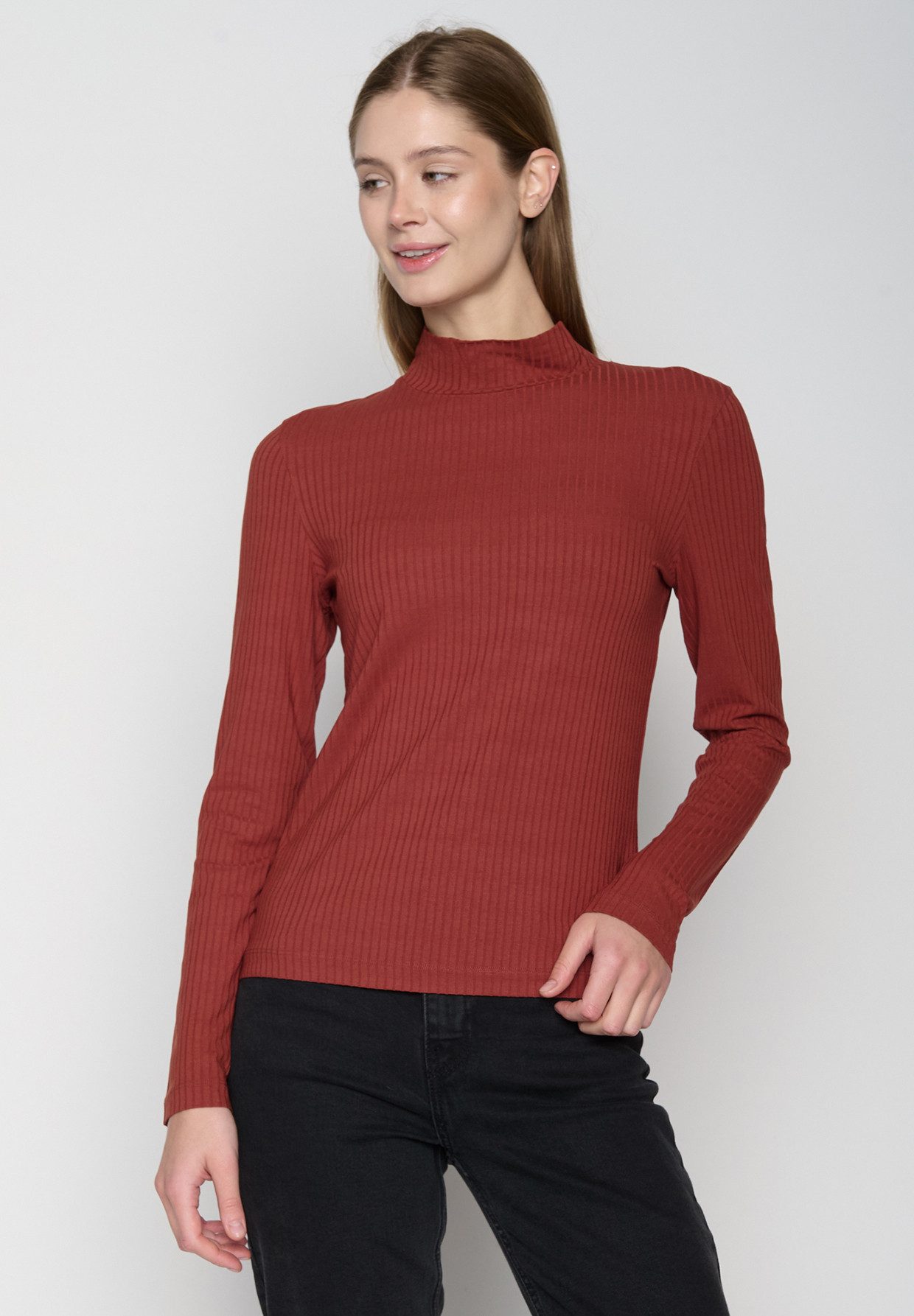 GreenBomb Longsleeve Weak Basic Motiv Basic (1er-Pack) LENZING™-zertifizierte Fasern, weich & hautfreundlich