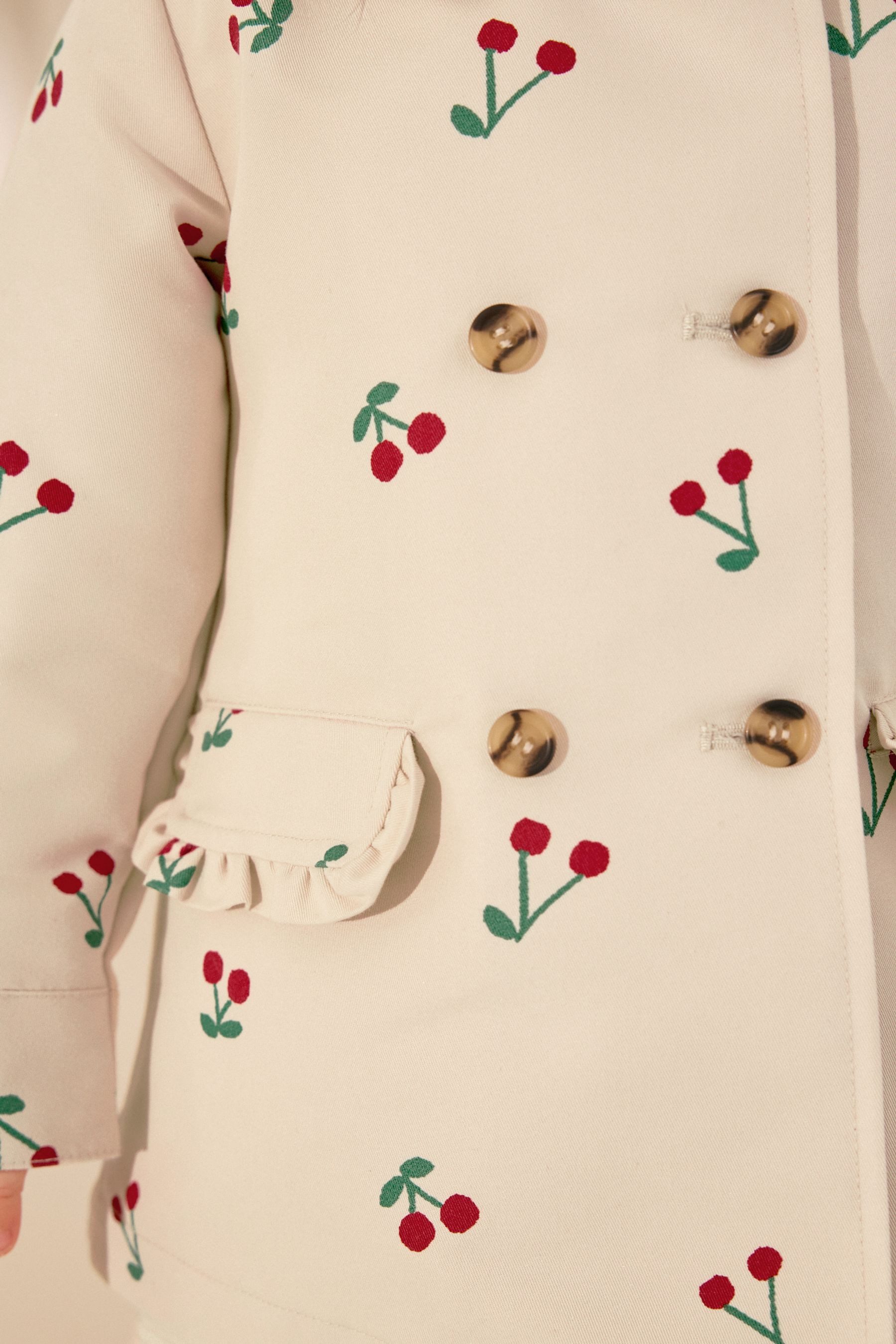 Next Trenchcoat Wasserabweisender, gemusterter Trenchcoat (1-tlg)