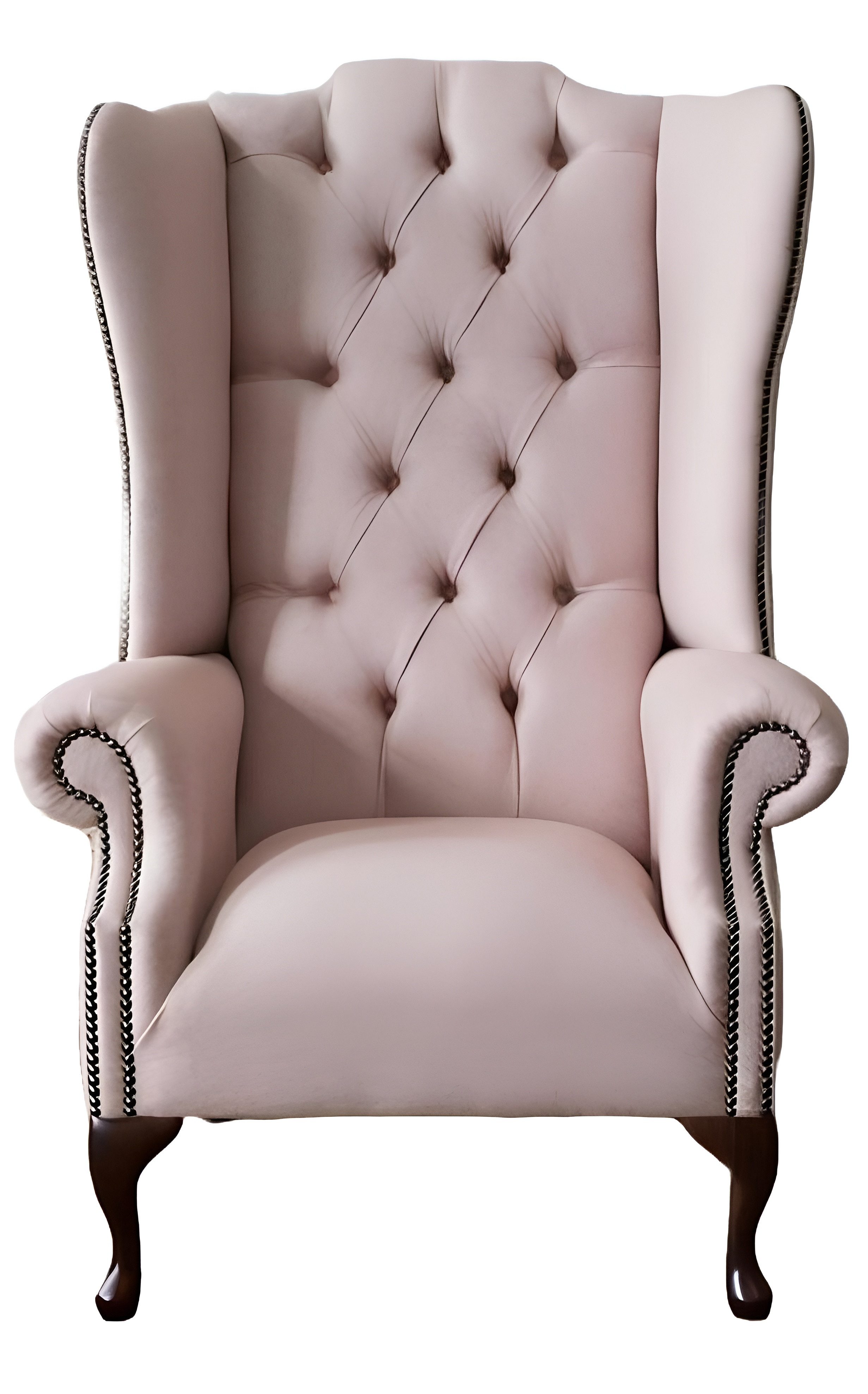 Xlmoebel Кресла Einzelsitzer Sofa mit Stoffbezug Chesterfield Ohrensesse (Ohrensessel (1 Sitzer), Hergestellt in Europa