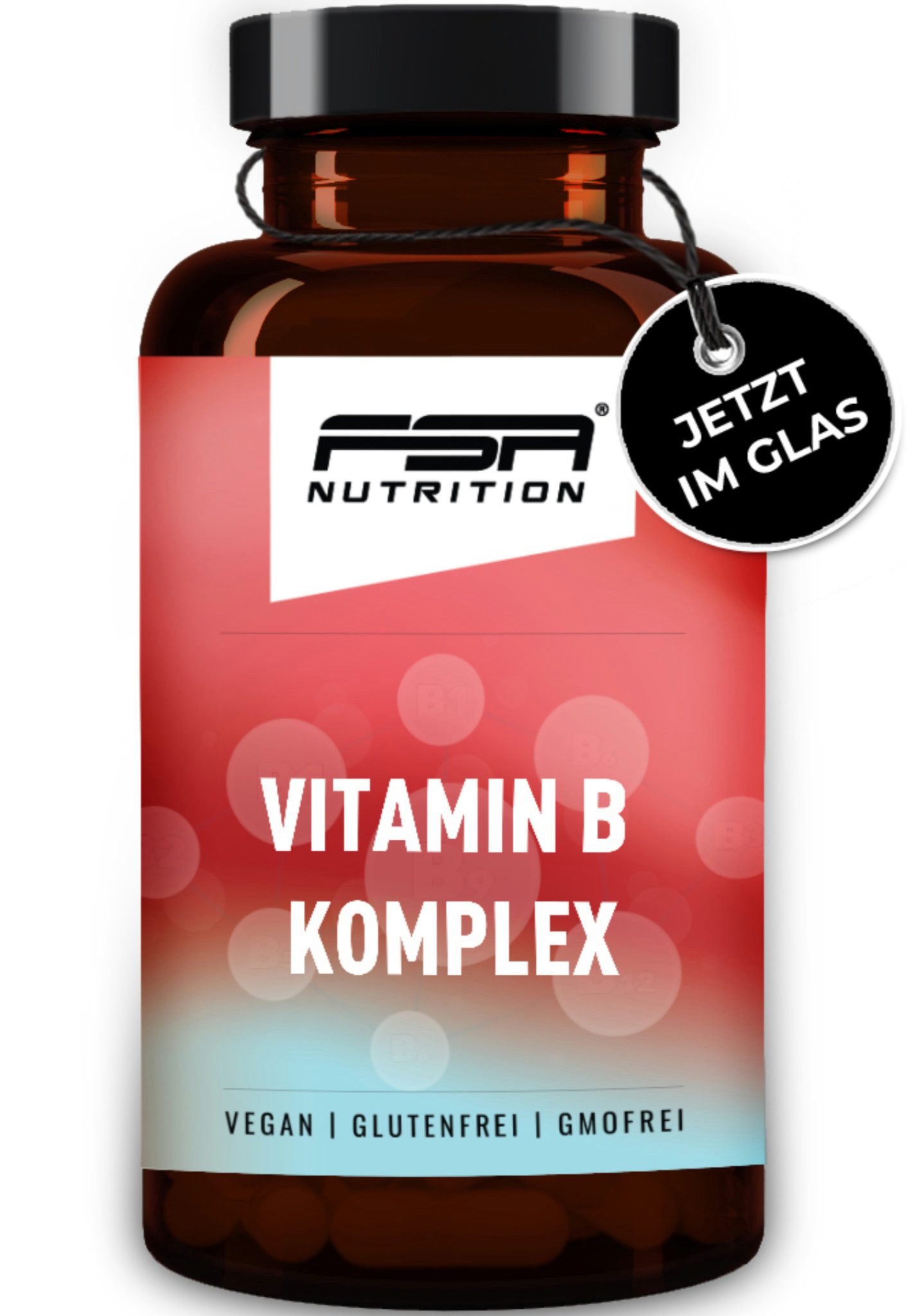FSA NUTRITION Vitamin B Komplex im Glas Kapseln, 60 St., 41 g