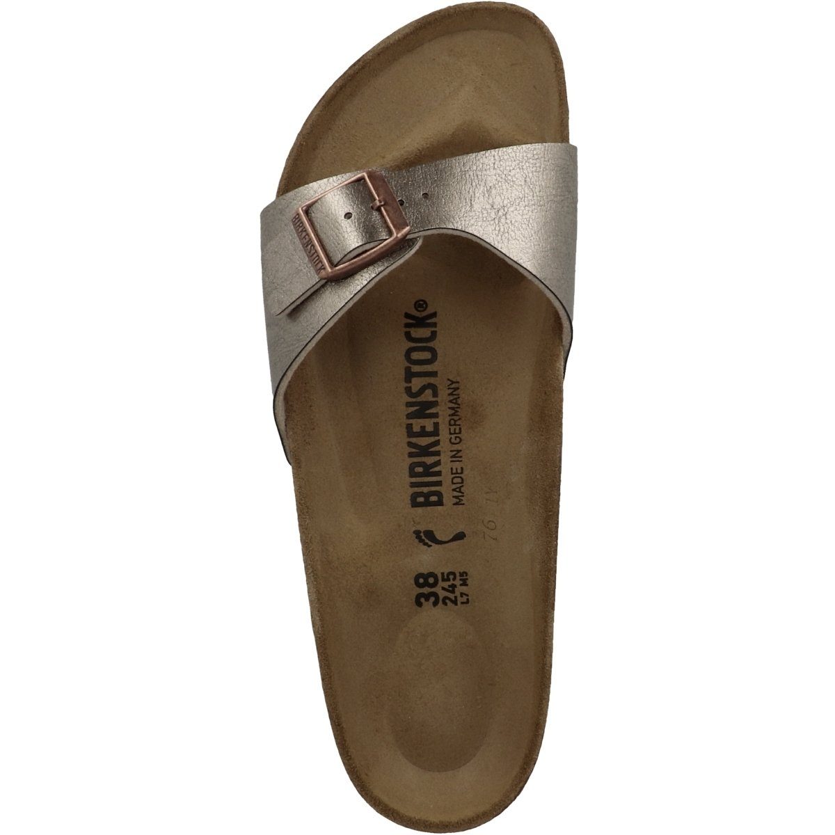 Madrid braun Birko-Flor Damen Birkenstock schmal Sandale