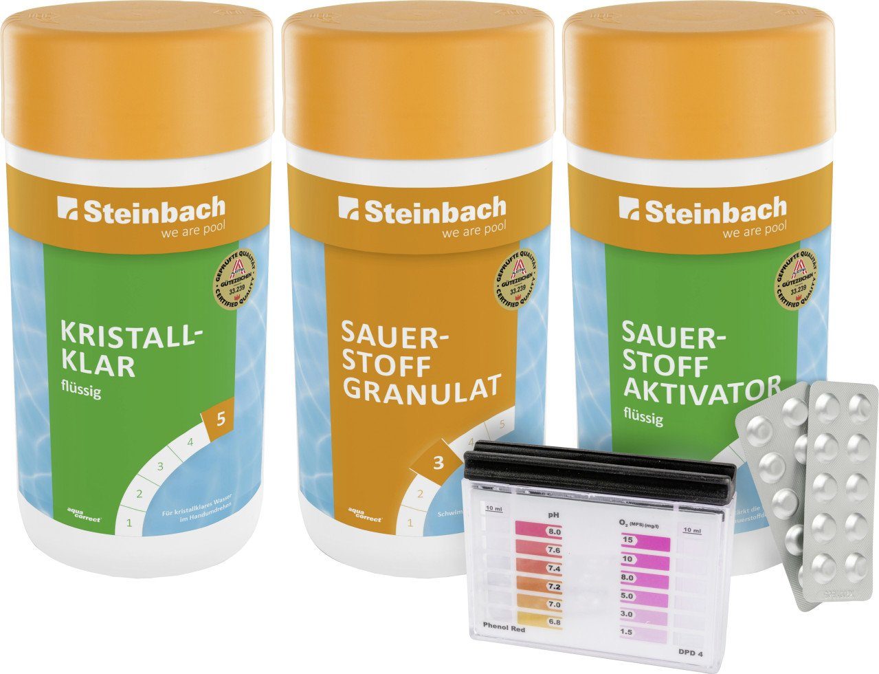 Steinbach Обслуживание бассейна Steinbach Sauerstoff Starterset für