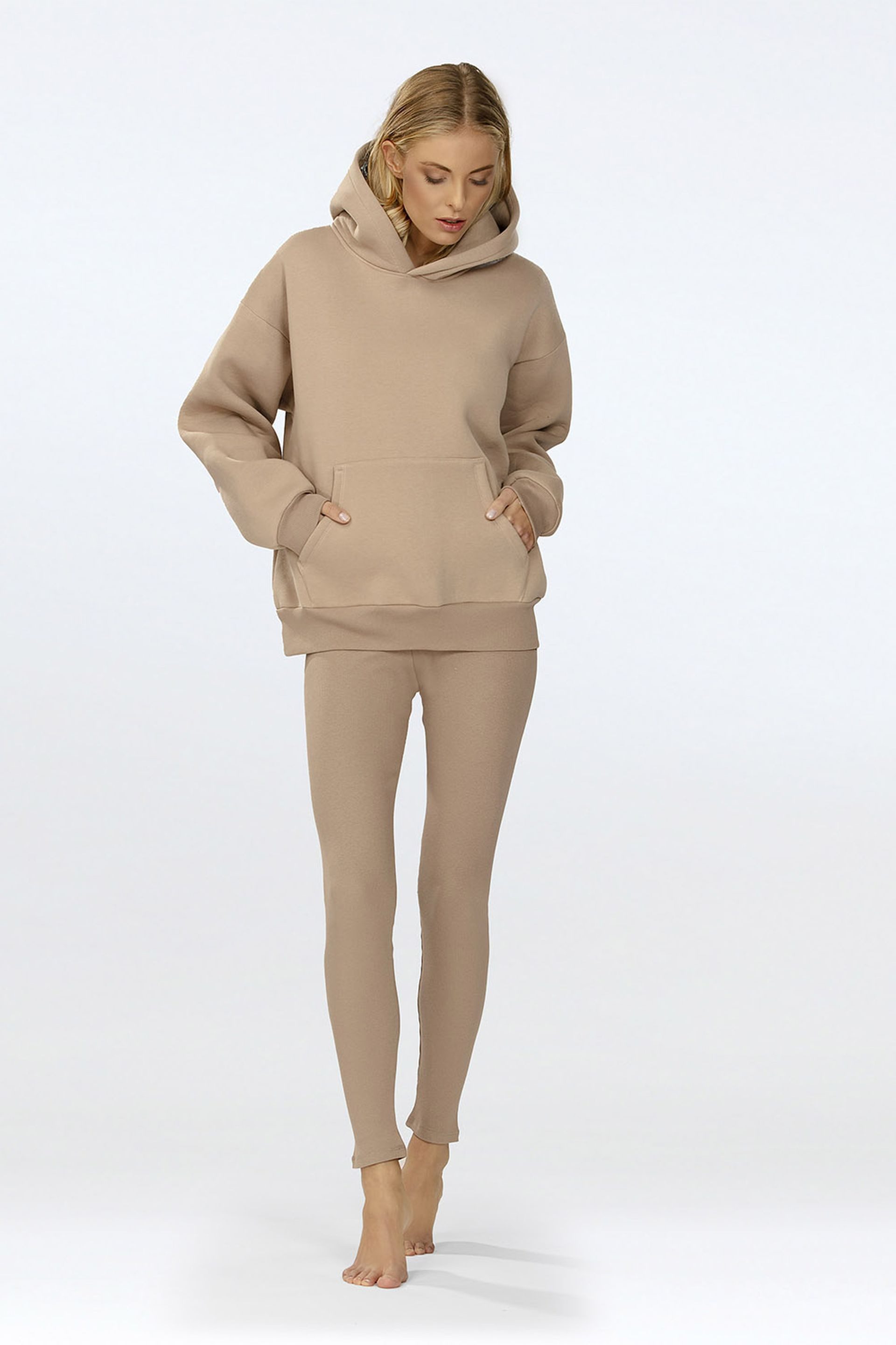 DKaren Freizeitanzug Hausanzug Jogginganzug Leggings Gerippt günstig online kaufen