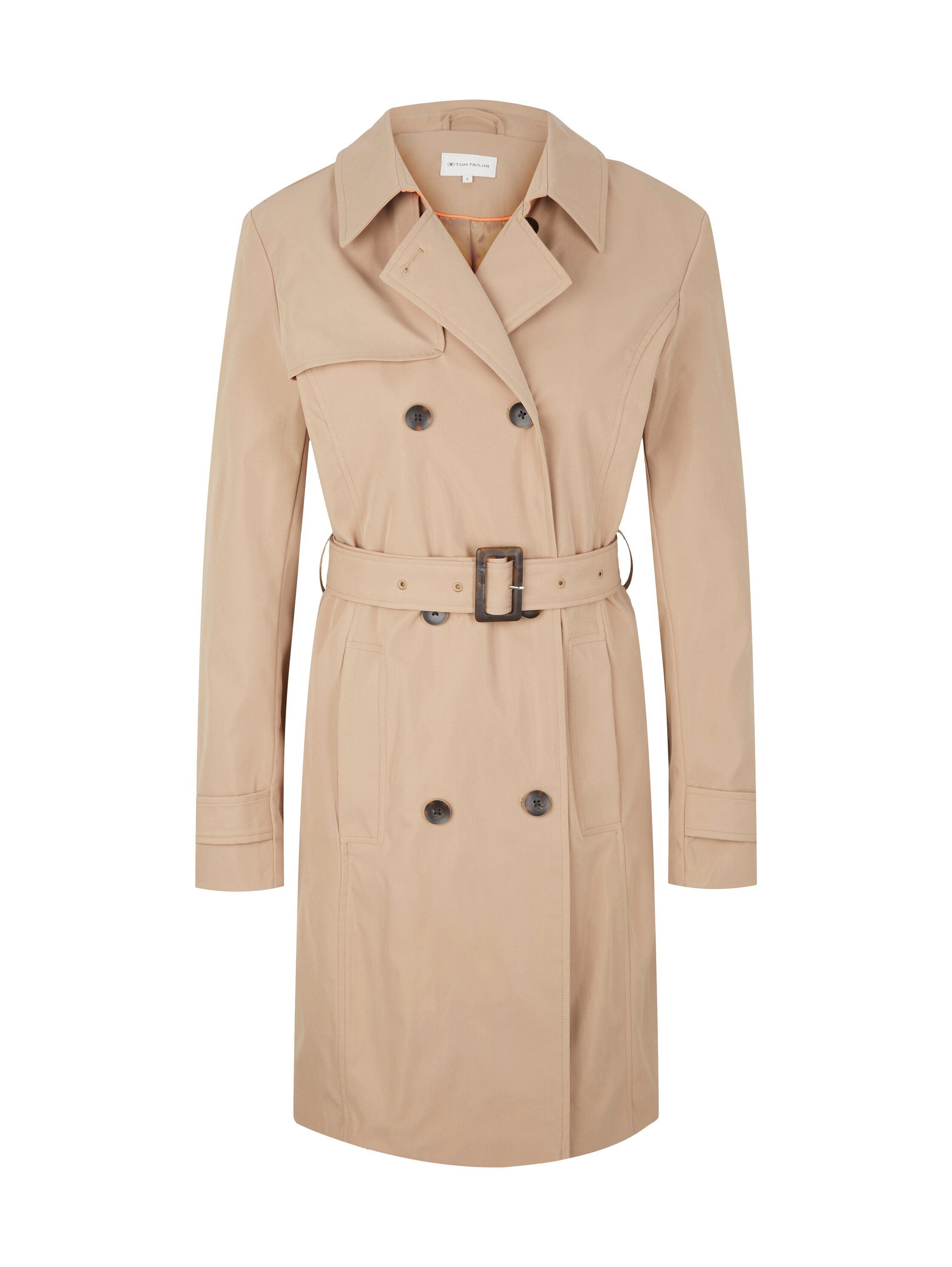 TOM TAILOR Trenchcoat Trenchcoat beach sand