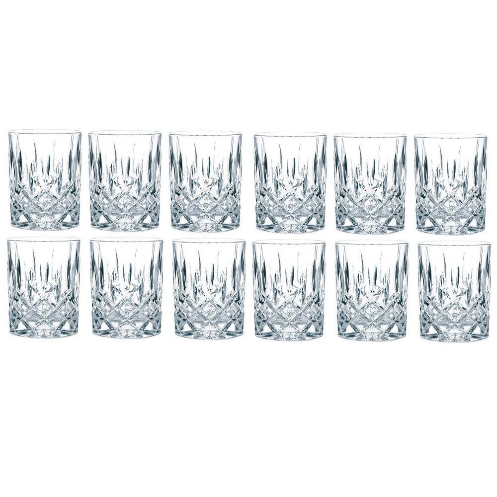Nachtmann Schnapsglas Nachtmann Noblesse Whiskybecher 12er Set, Kristallglas