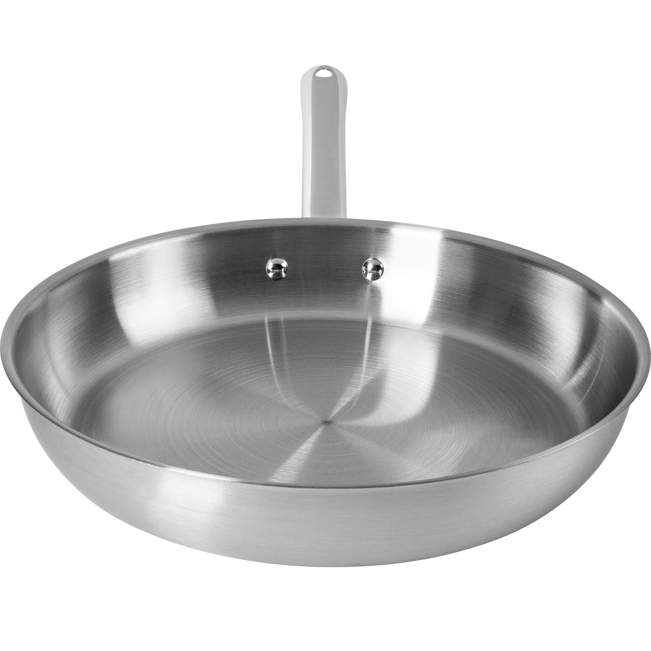 ONVAYA Bratpfanne Edelstahlpfanne, Wok, Bratpfanne, Induktion, Edelstahl – Bild 5 von 5