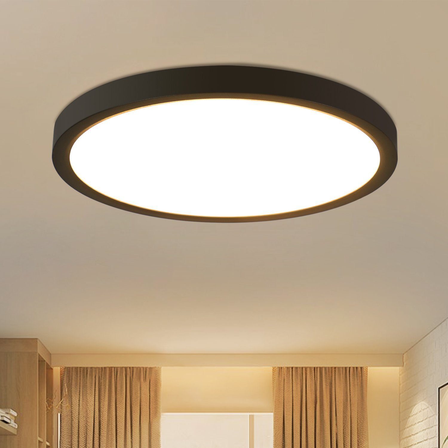 ZMH LED Deckenleuchte Wohnzimmer Ø22cm Deckenlampe günstig online kaufen