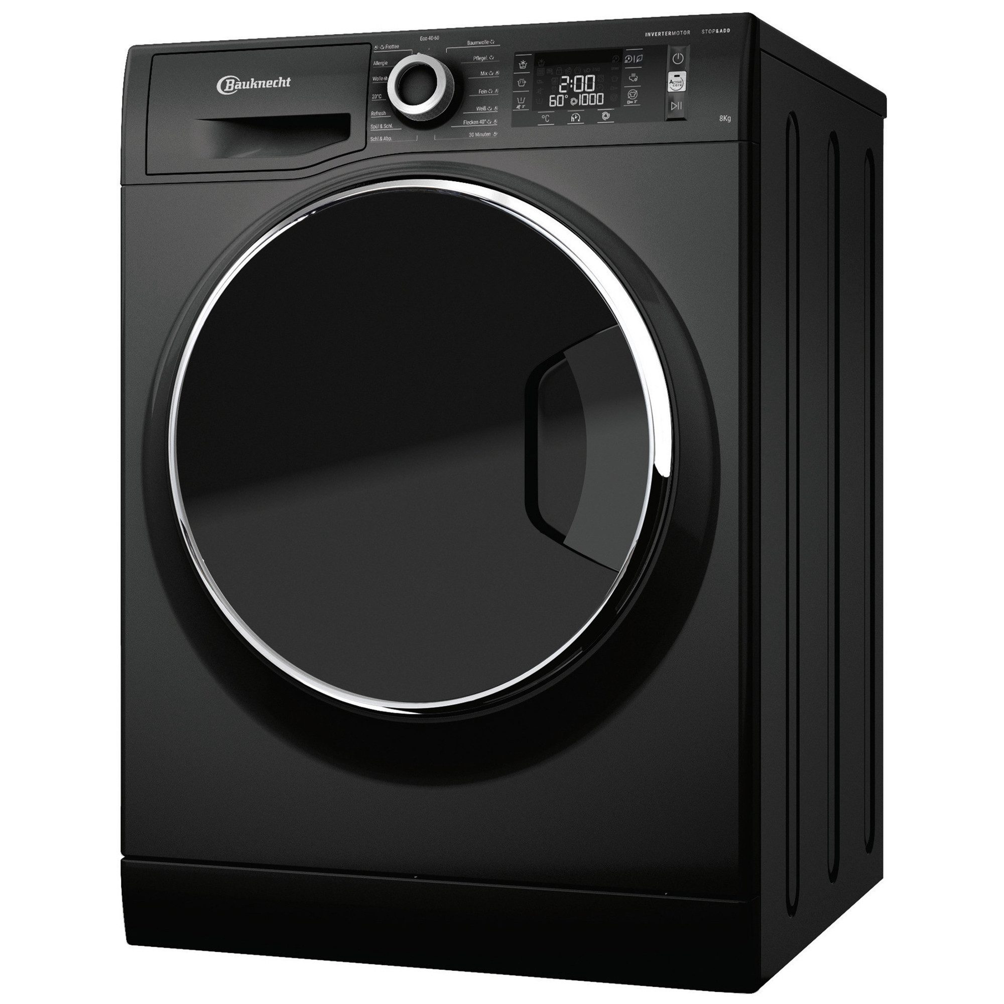 BAUKNECHT Waschmaschine WM BB 8AA, 8 kg, 1400 U/min, Stop&Add – ermöglicht das Nachlegen vergessener Kleidungsstücke