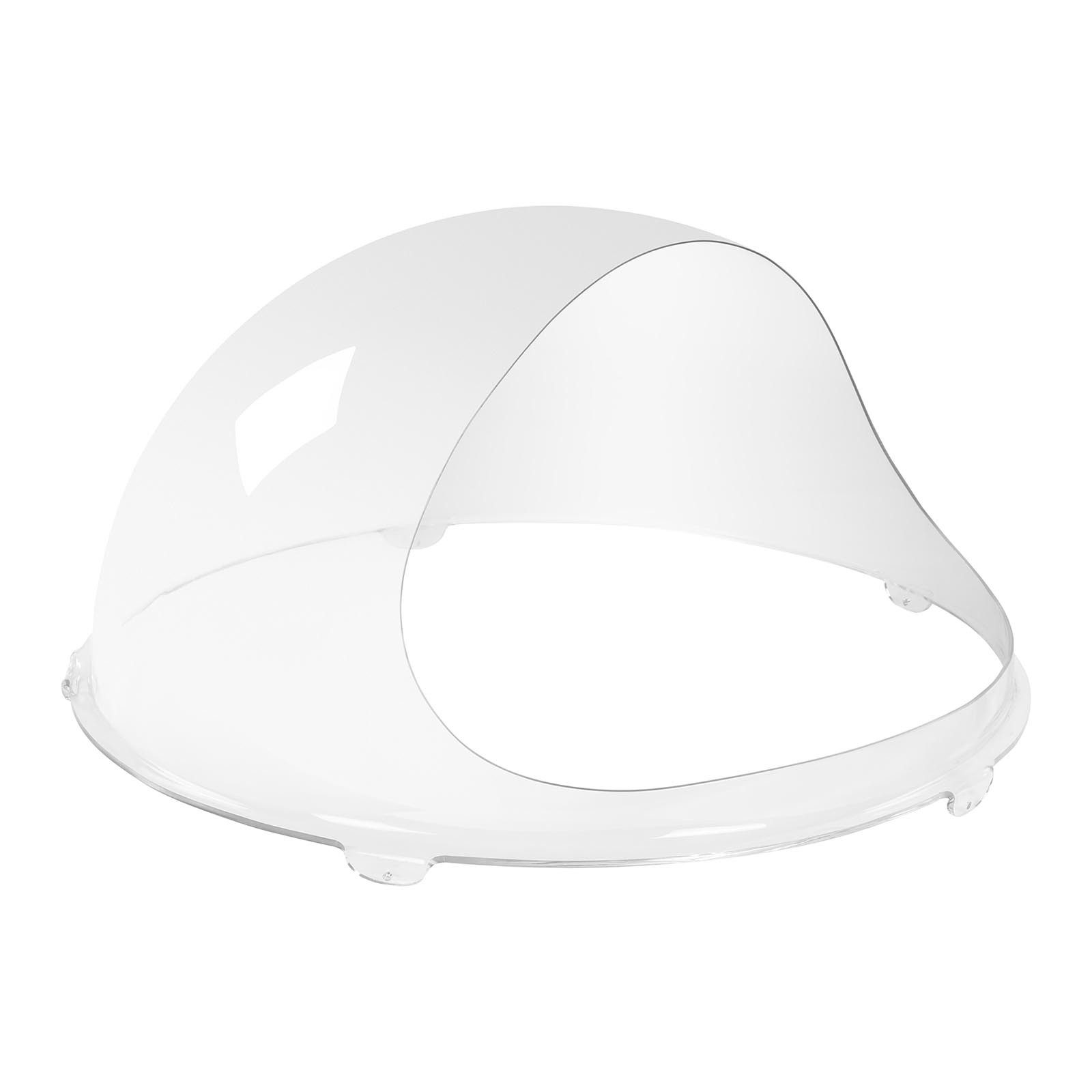 Royal Catering Spritzschutzdeckel mit Öffnung Zuckerwattemaschine Spuckschutz 62cm Abdeckhaube