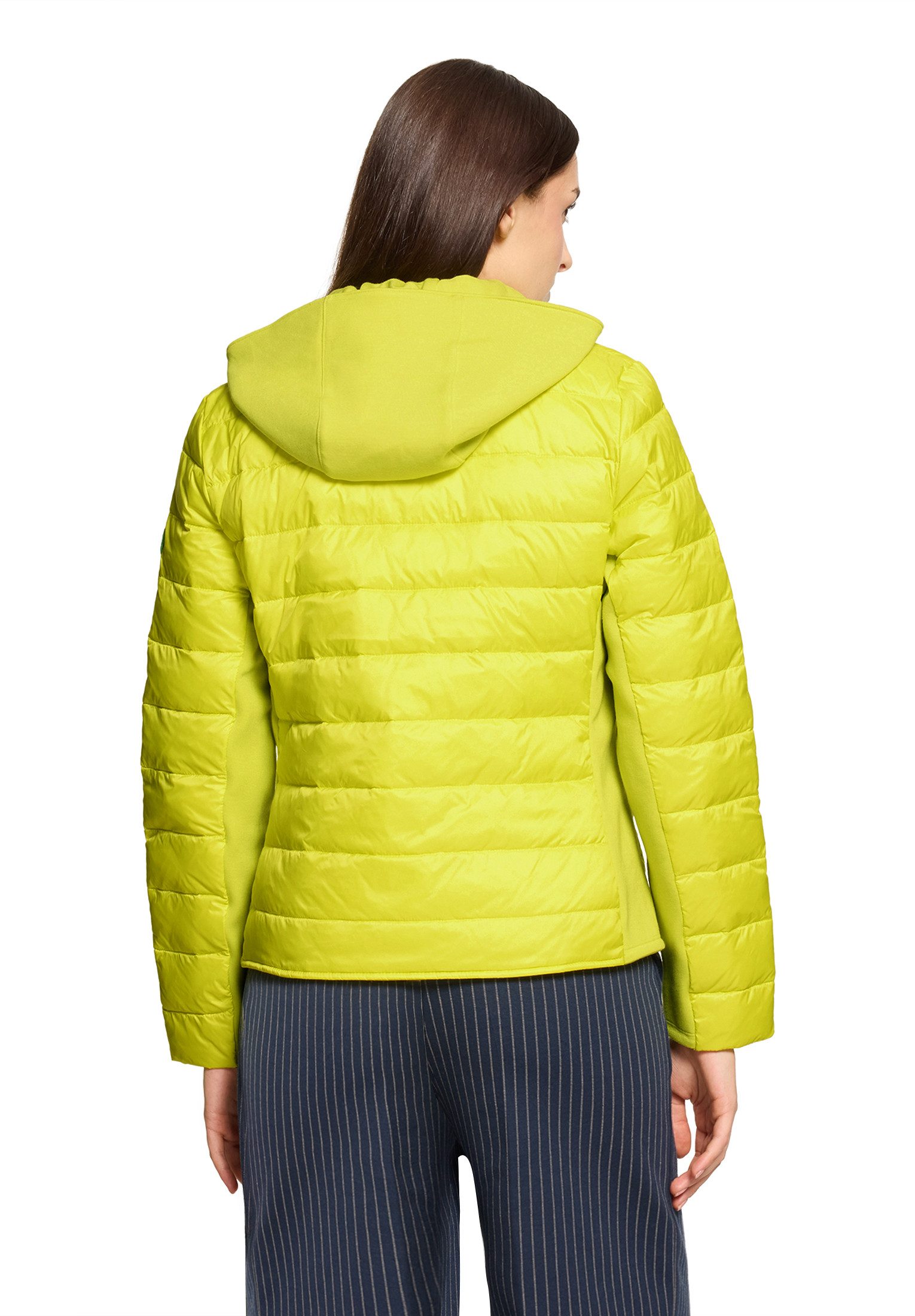 Cartoon Steppjacke Damen mit abnehmbarer Kapuze