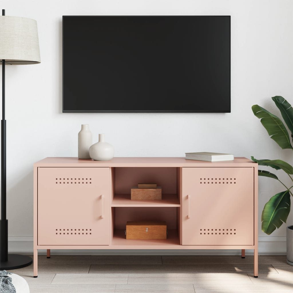 vidaXL TV-Schrank TV-Schrank Rosa 100,5x39x50,5 cm günstig online kaufen