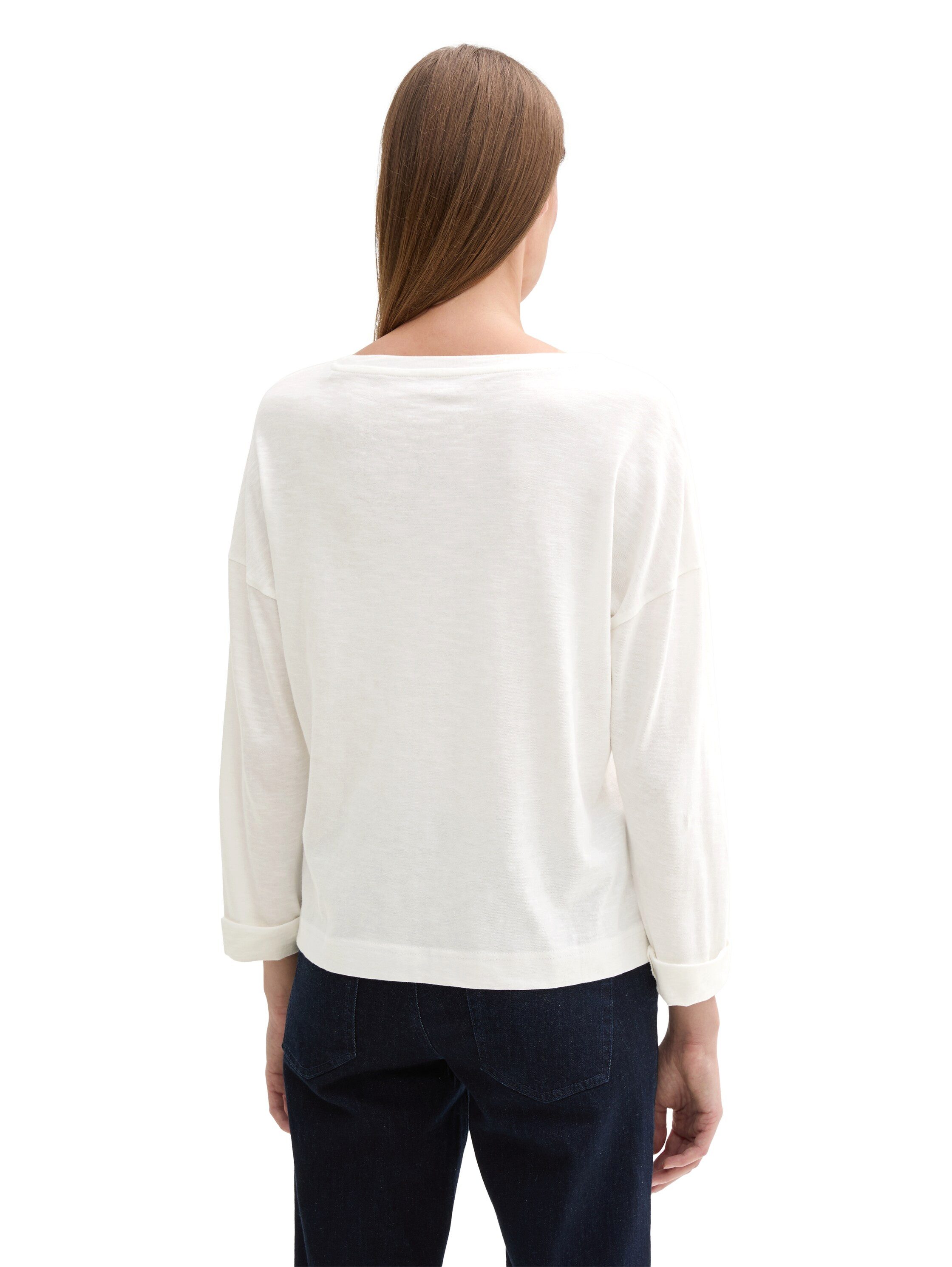 TOM TAILOR Langarmshirt mit Brusttasche günstig online kaufen