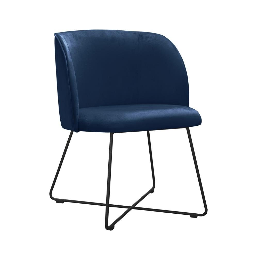 JVmoebel Sessel Sessel 6x Lounge Sessel Stuhl Gruppe Restaurant Club (x6 Stühle), Made in Europe Blau