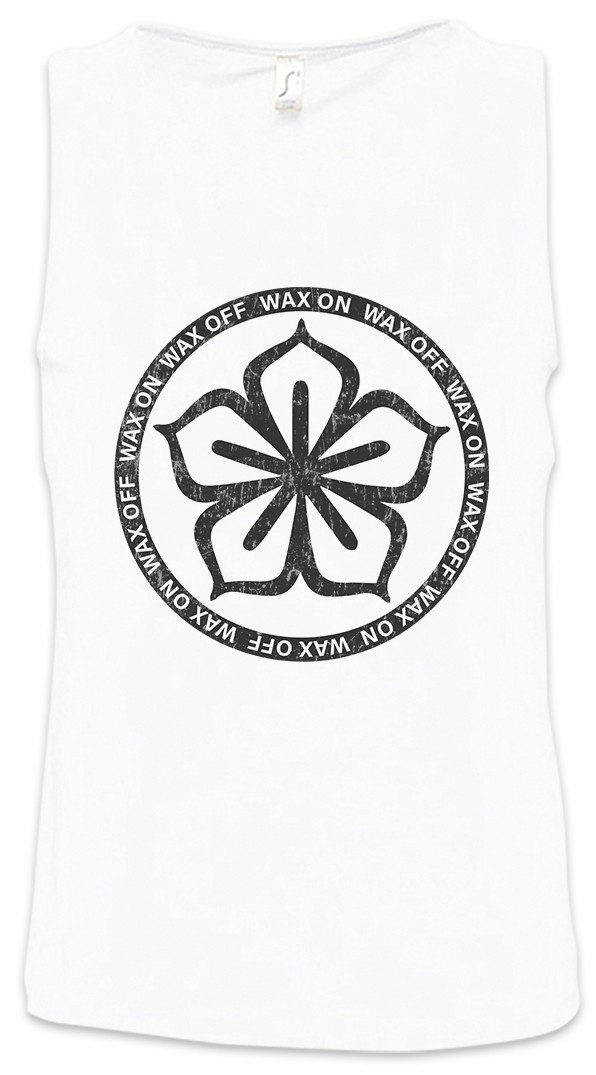 Tanktop Karate Lotus Logo Ärmelloses T-Shirt The Daniel Mr. Mister Karate