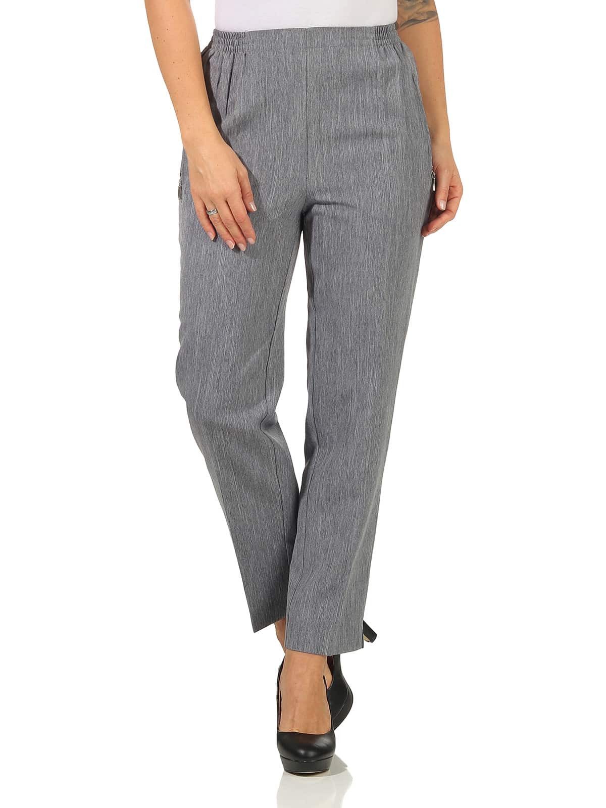 Schlupfhose Stoffhose Damen Anzug- oder Business Hose Kurzgröße
