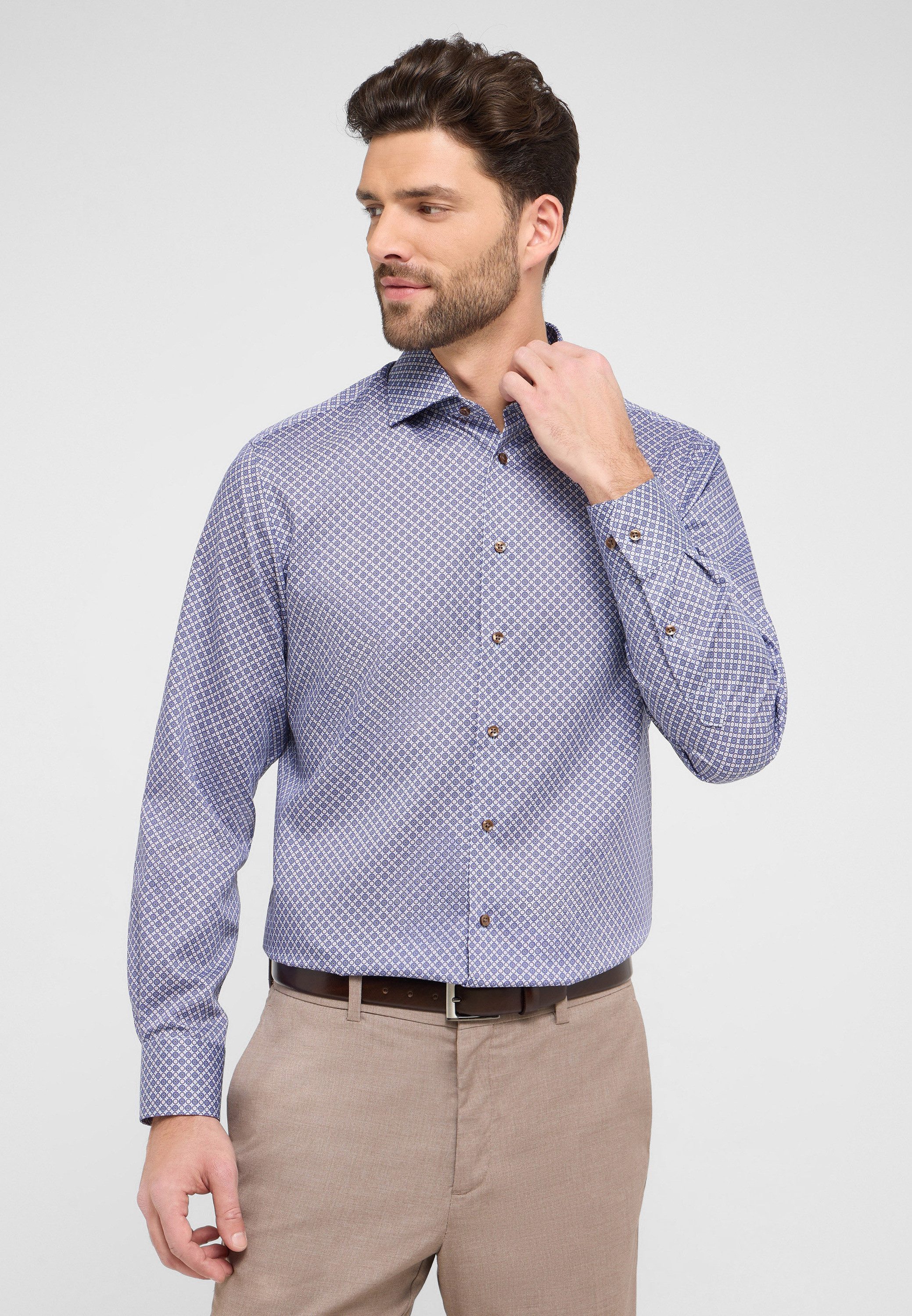 Eterna Langarmhemd MODERN FIT NON IRON günstig online kaufen
