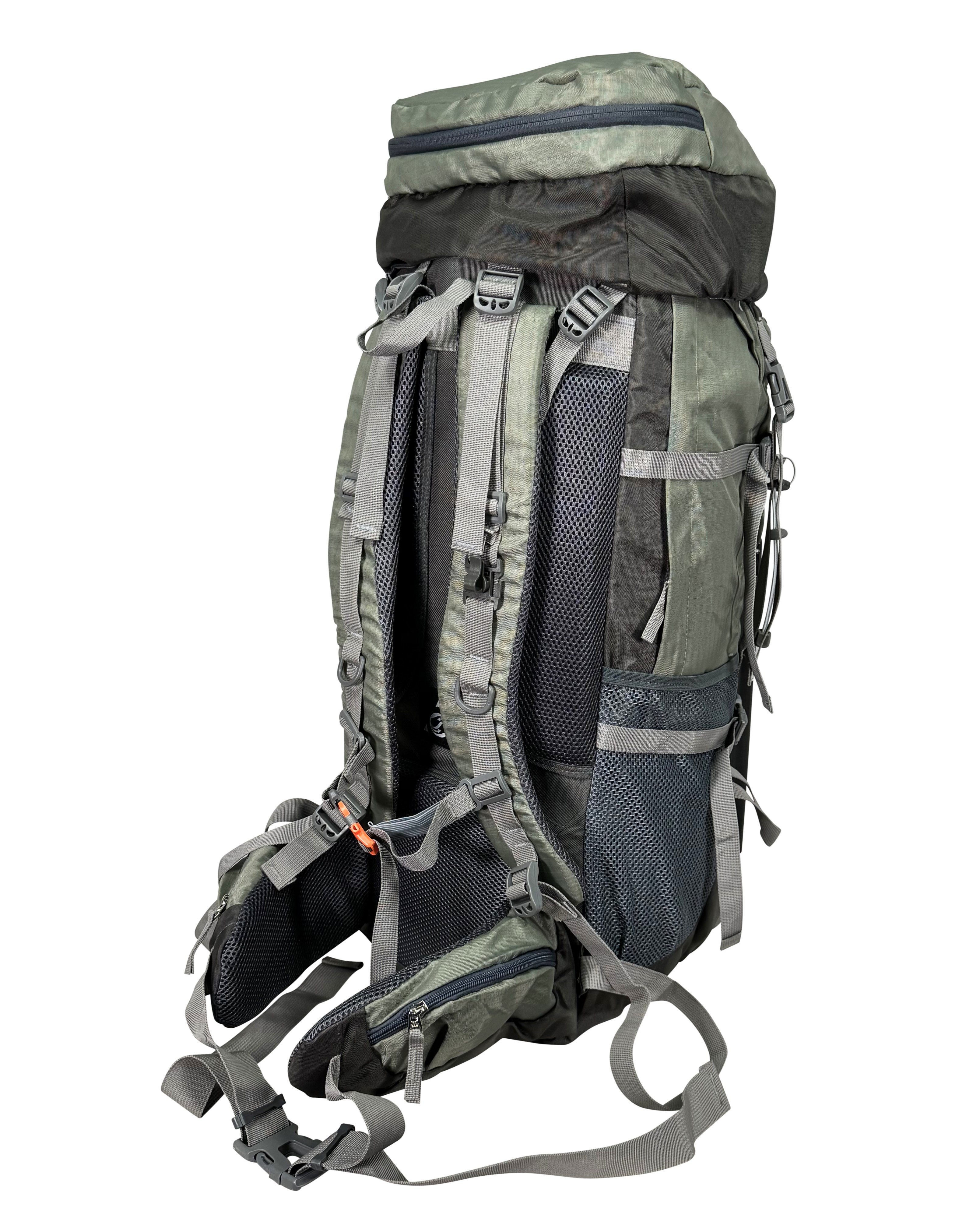 MTB Wanderrucksack 80 Liter Tracking Rucksack Reiserucksack Camping Tasche, mit Rückenlüftung
