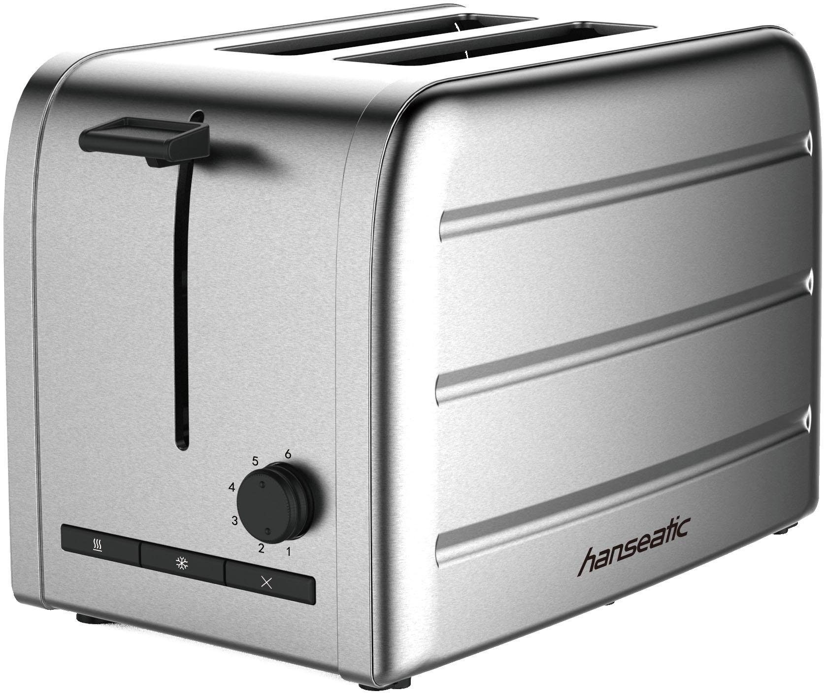 Hanseatic Toaster 36814853, 2 kurze Schlitze, 1050 W