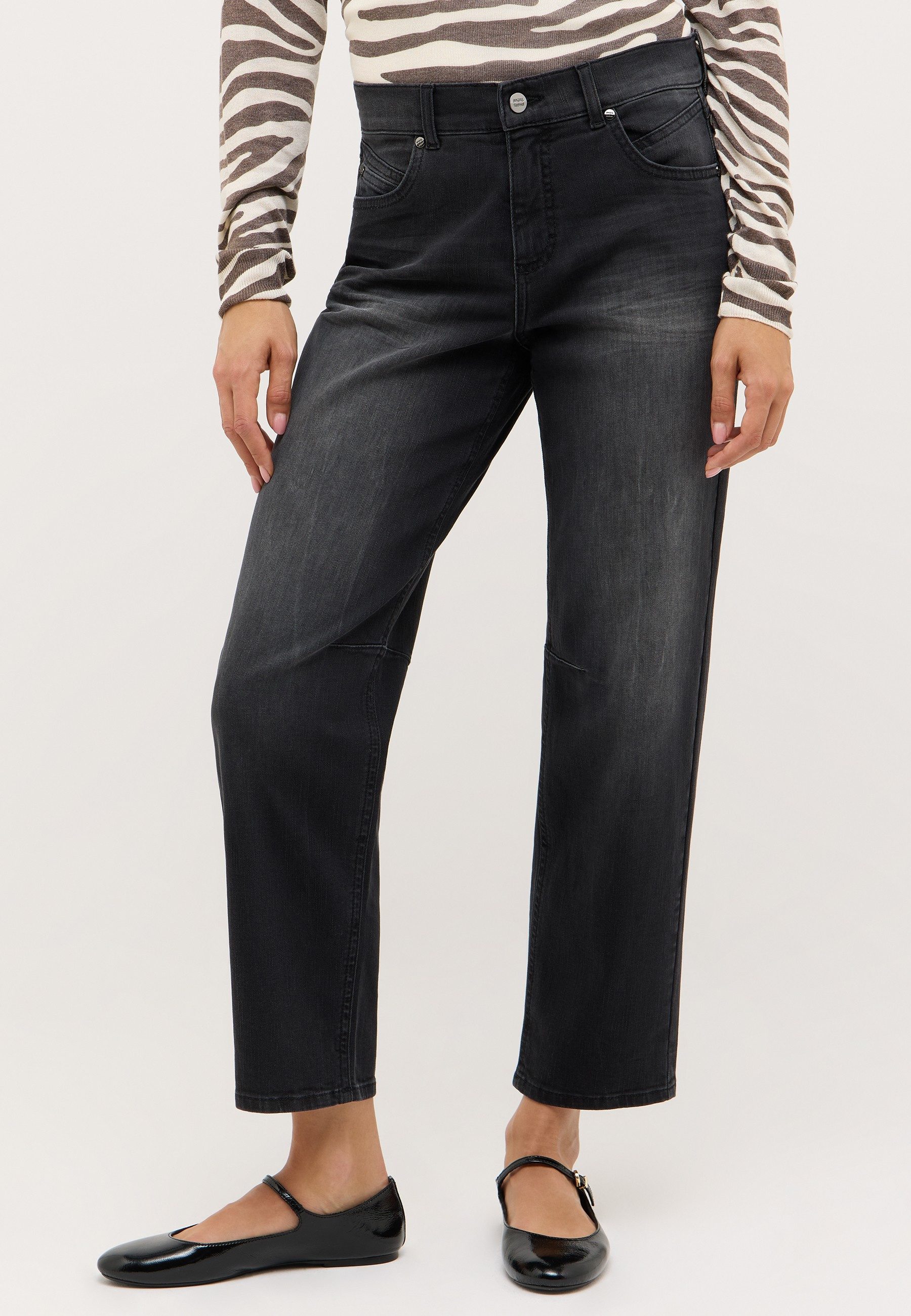 ANGELS 7/8-Jeans EVY 7/8-lange Schnittform, lockere Passform, aus Baumwollmischung