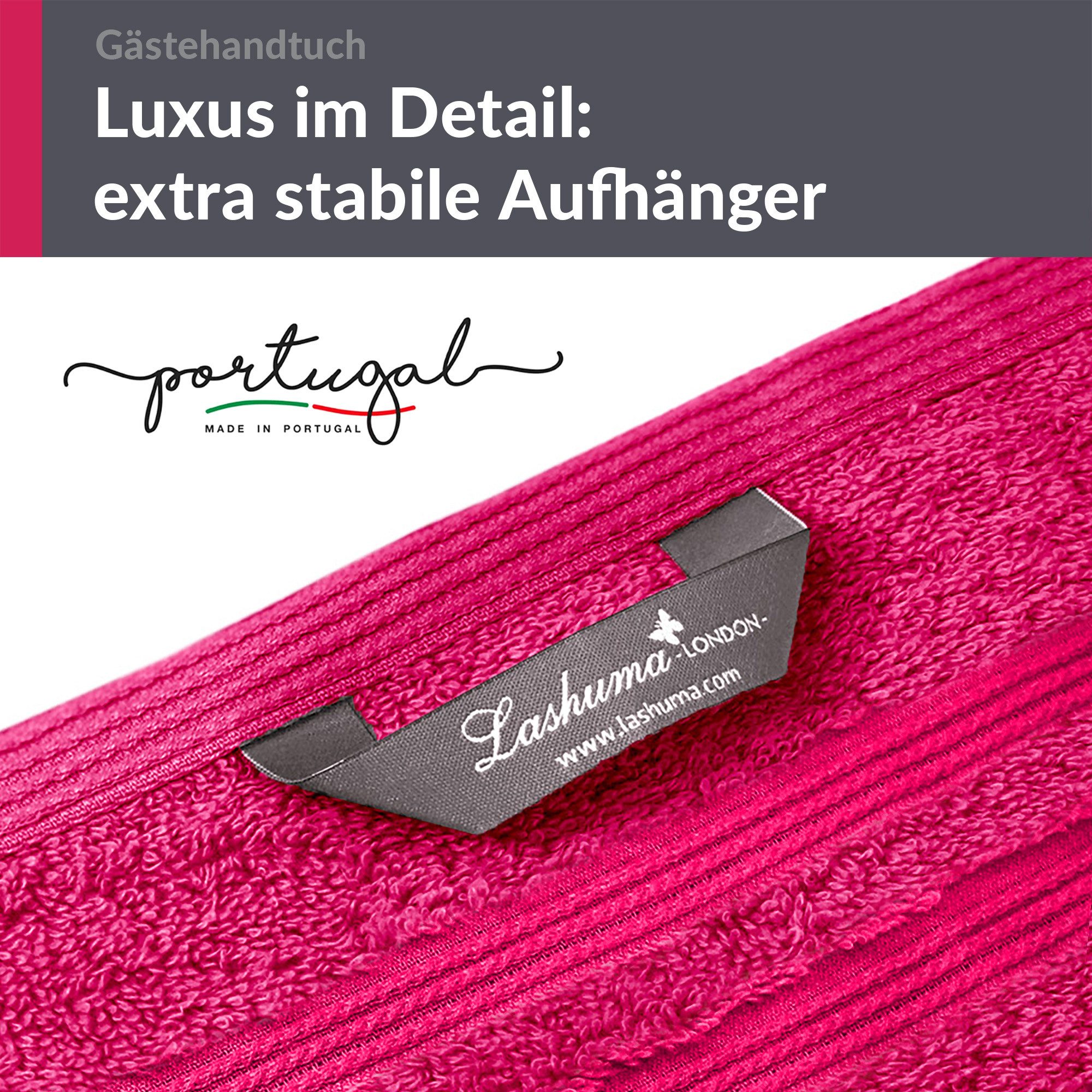 Lashuma Gästehandtücher London, Frottee (Spar-Set, 4-St), günstig online kaufen