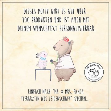 Mr. & Mrs. Panda Handtuch Tierärztin Leidenschaft - Weiß - Geschenk, Sport Handtuch, Gästetuch, (1-St), Allrounder