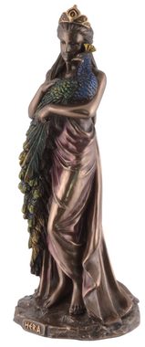 Vogler direct Gmbh Dekofigur Hera - Griechische Göttin der Frauen und der Ehe, by Veronese, von Hand bronziert/coloriert, aus Kunststein, LxBxH ca. 7x6x16cm