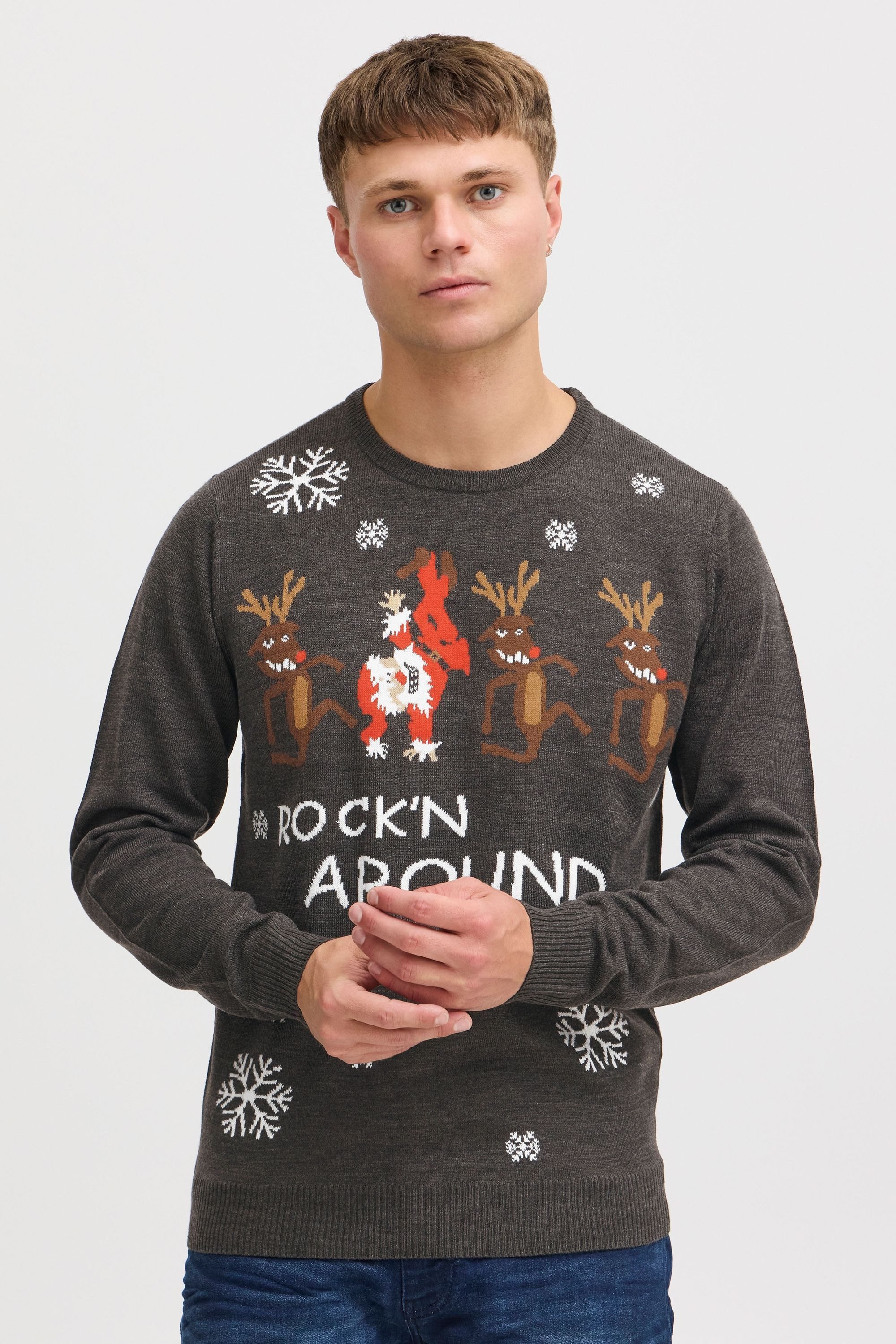 Blend Strickpullover BHRudolph Strickpullover mit Weihnachtsmotiv günstig online kaufen