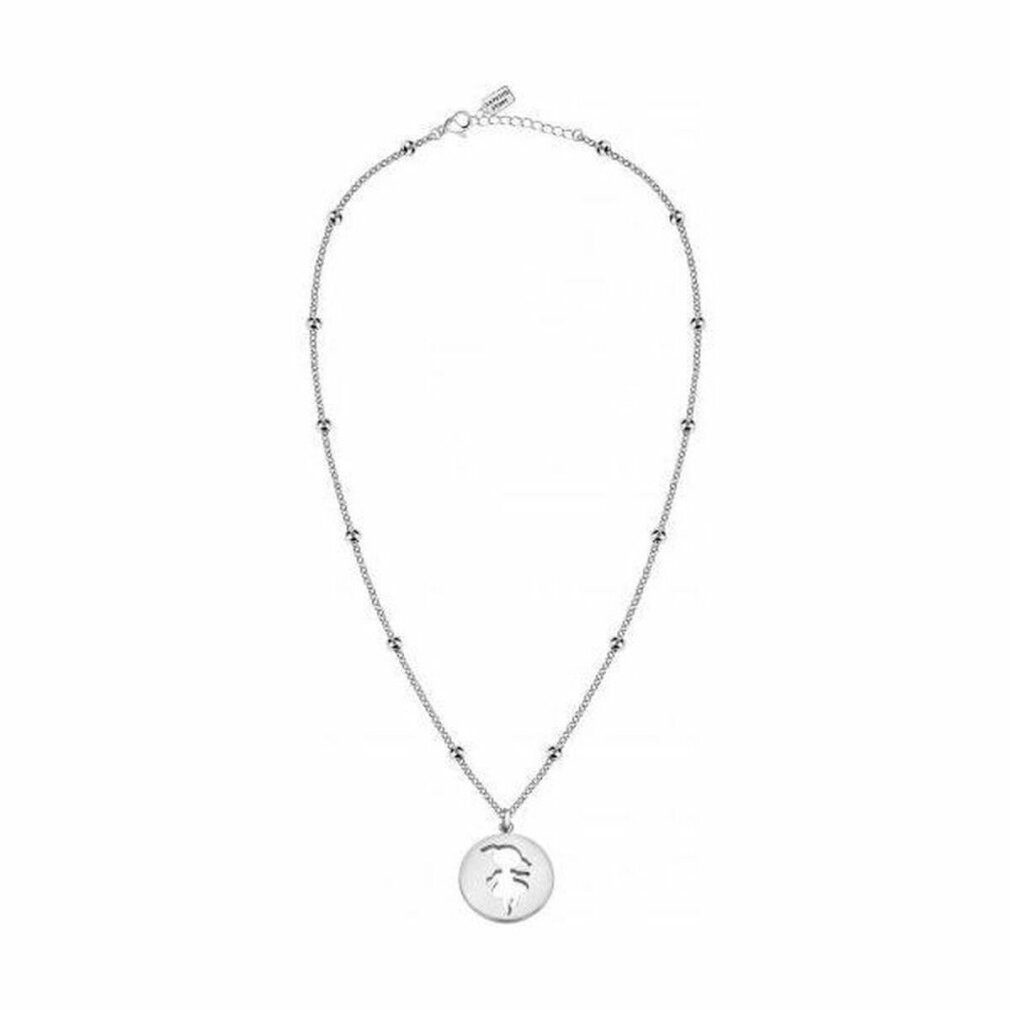 Kette mit Einhänger Stahlkugel Halskette Kleines Mädchen LPS10AQL01