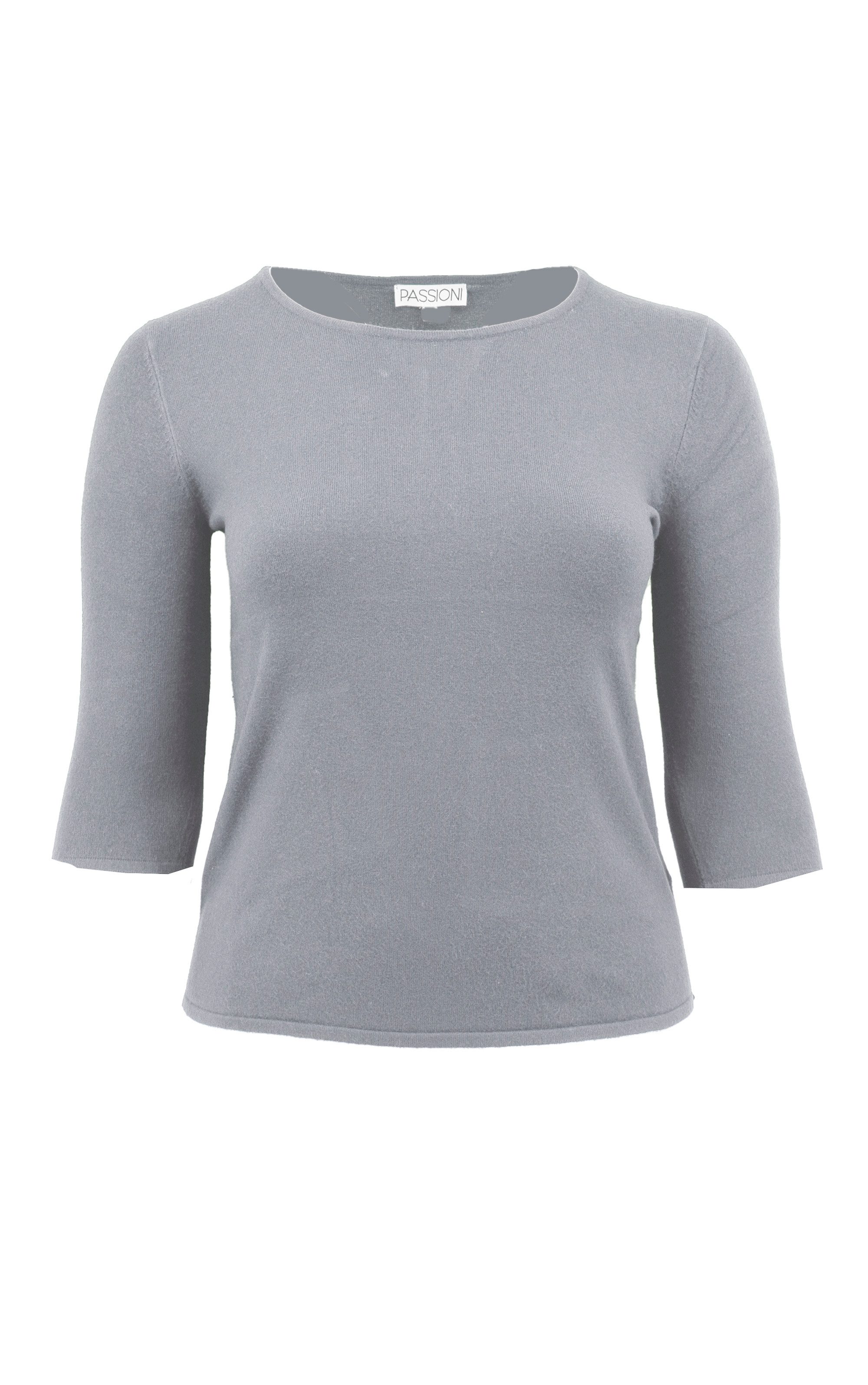 Strickpullover mit 3/4-Ärmeln