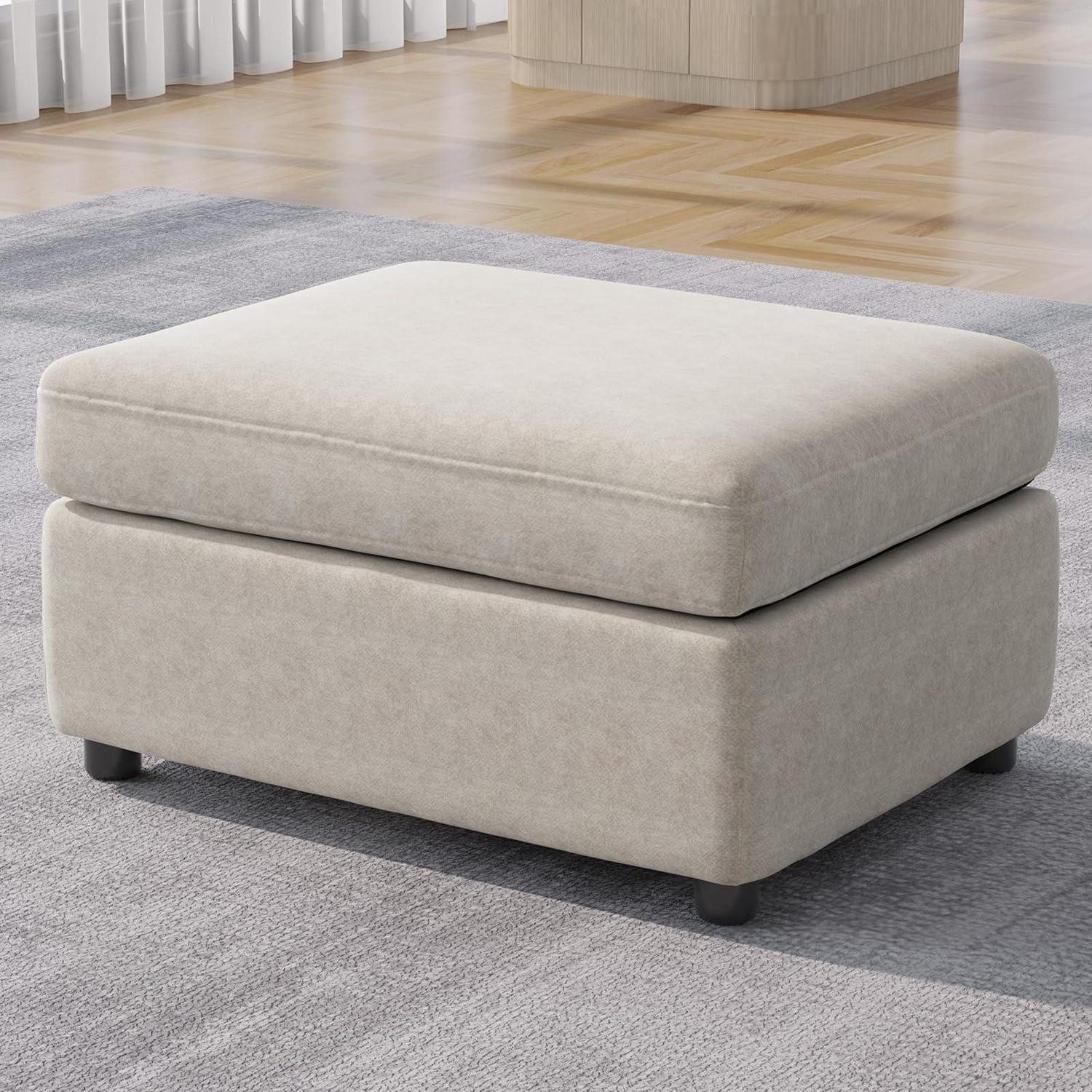 LuxusKollektion Ottomane Hocker Stauraum Deckel Aufbewahrungsbox Wohnzimmer Ottomanen