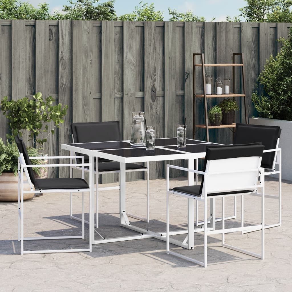 vidaXL Gartenstuhl Gartenstühle mit Kissen 4 günstig online kaufen