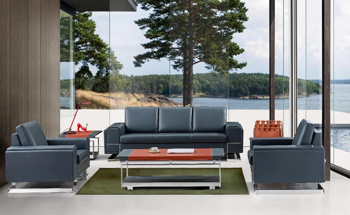 Xlmoebel 3-Sitzer Modernes Polster Design Sofa für Büro und Wohnzimmer, 1 Teile, Made in Europa