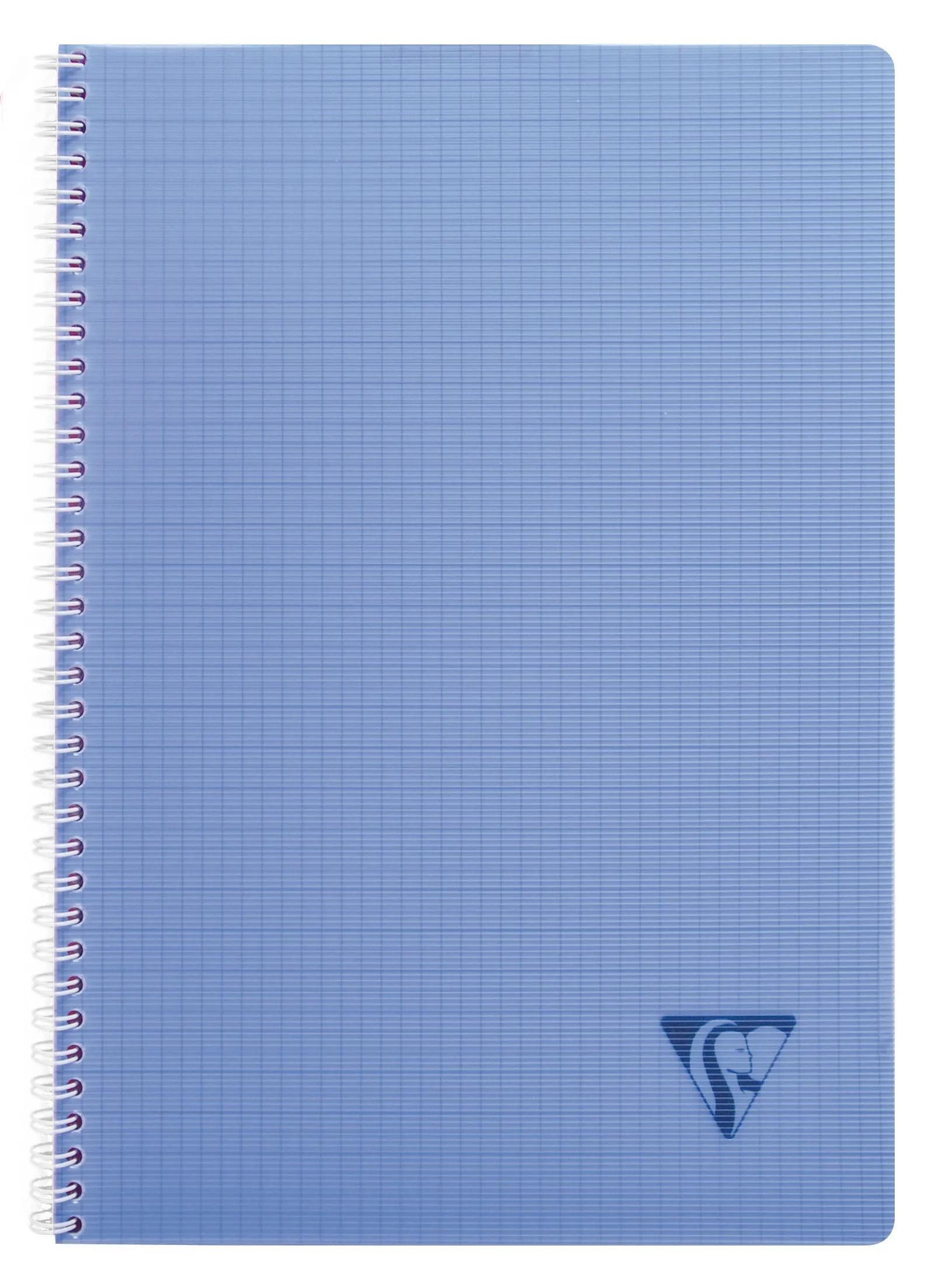 Thumbnail - CLAIREFONTAINE Notizbuch 10x Doppelspiralbuch A4, 50 Blatt kariert Farben sortiert 328125C, Linicolor, Age Bag und Europ...