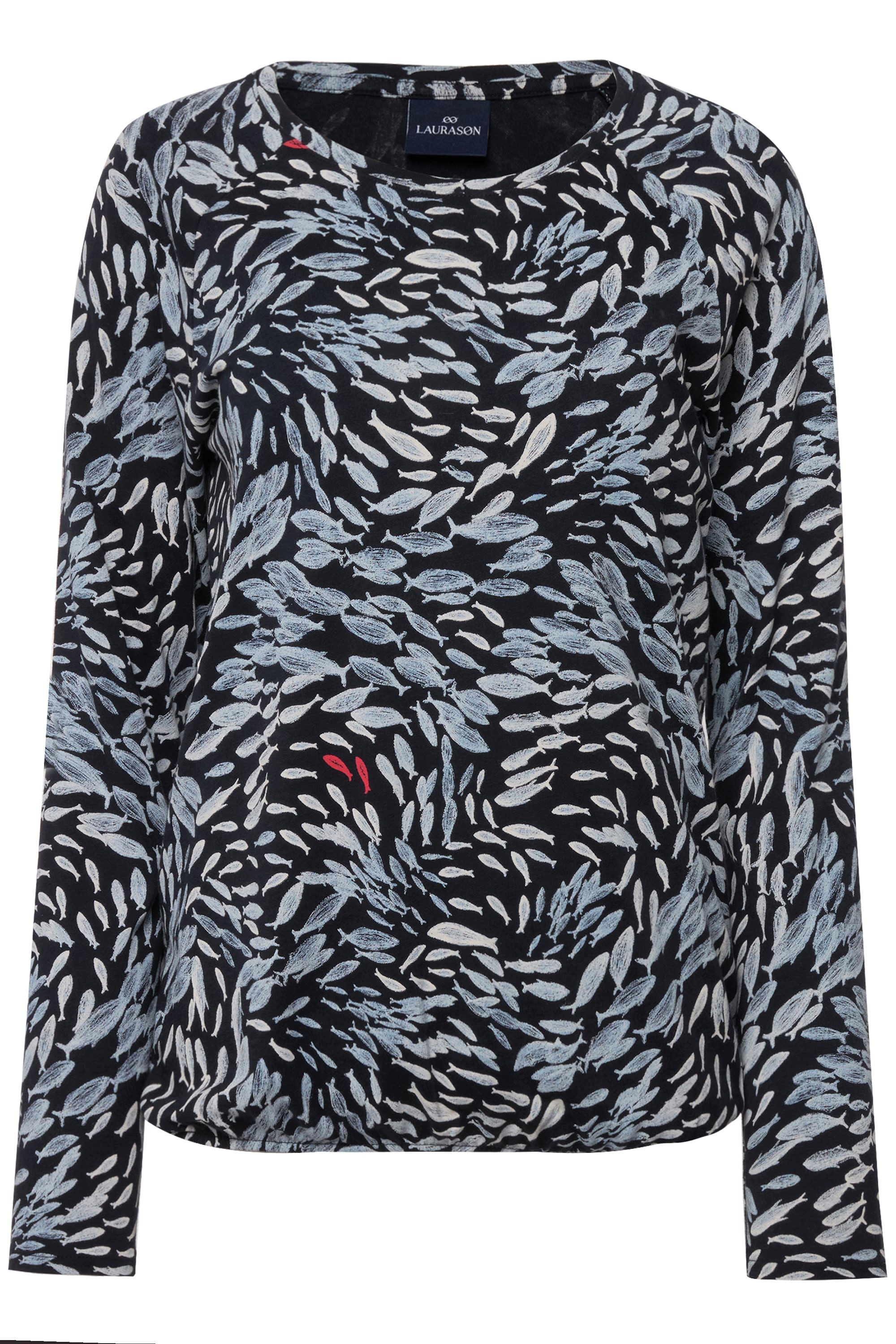 Laurasøn T-Shirt T-Shirt Fische Print OEKO-TEX günstig online kaufen