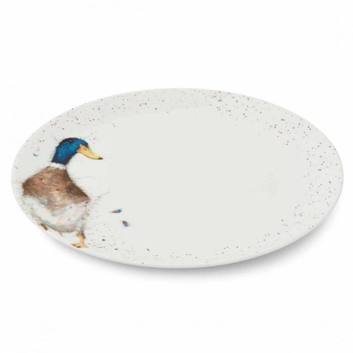 Wrendale Teller Wrendale Designs Porzellan-Speiseteller Watschel-Ente, ca. 26,5 cm D