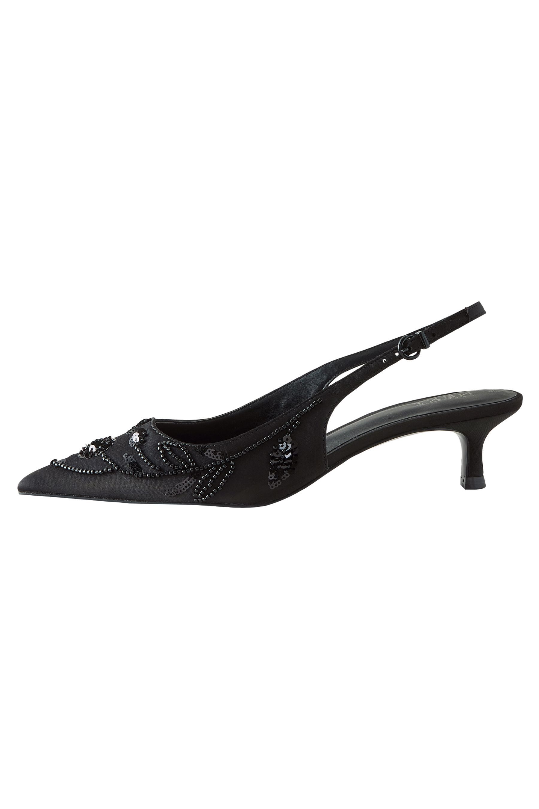 Next Forever Comfort® Satinschuhe, Kitten-Heel-Absatz Slingsandalette (1-tlg)