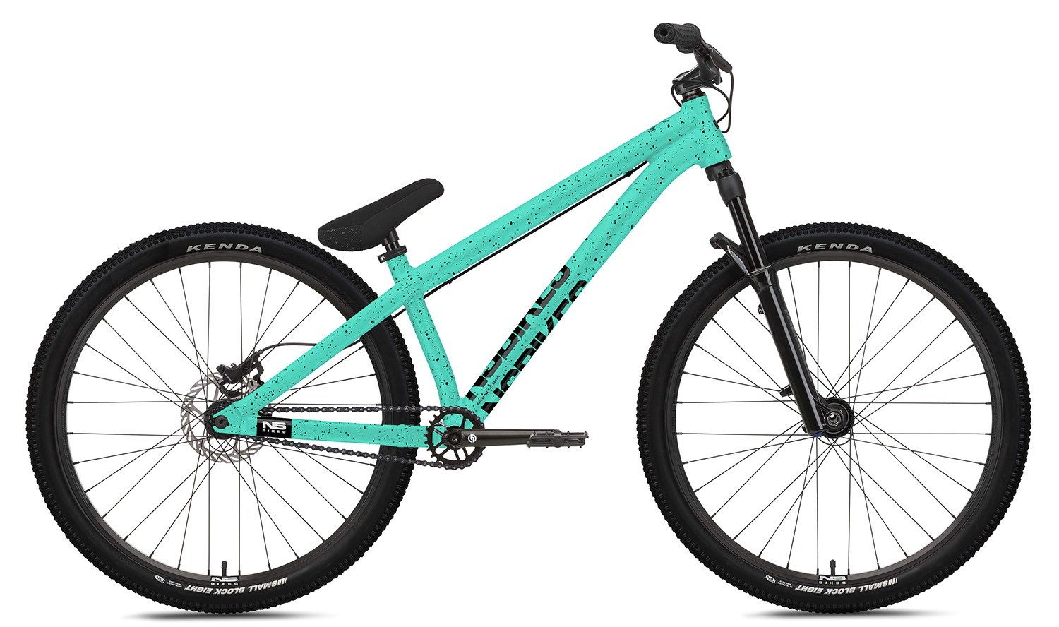 NS Bikes Mountainbike BMX-Rad NS Bikes Movement 2, DJ/Slopestyle Toothpaste 26" Diamant, 1 Gang Sonstige
