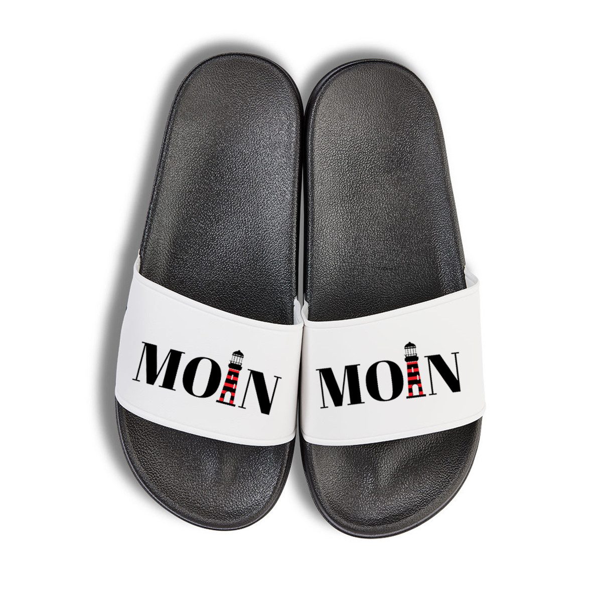 Moin Leuchtturm Unisex Badelatschen Flip Flops Badeschuh