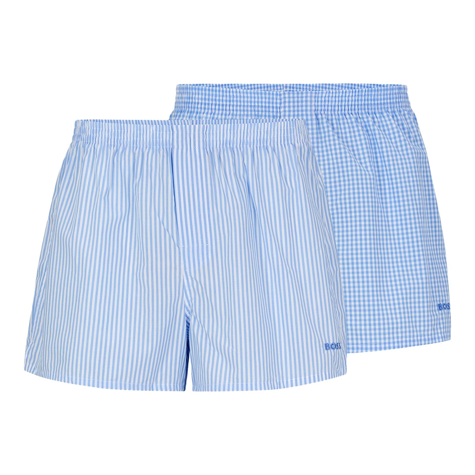 BOSS Boxer 2er Pack Boxer (2-St., 2 Stück) mit Musterung