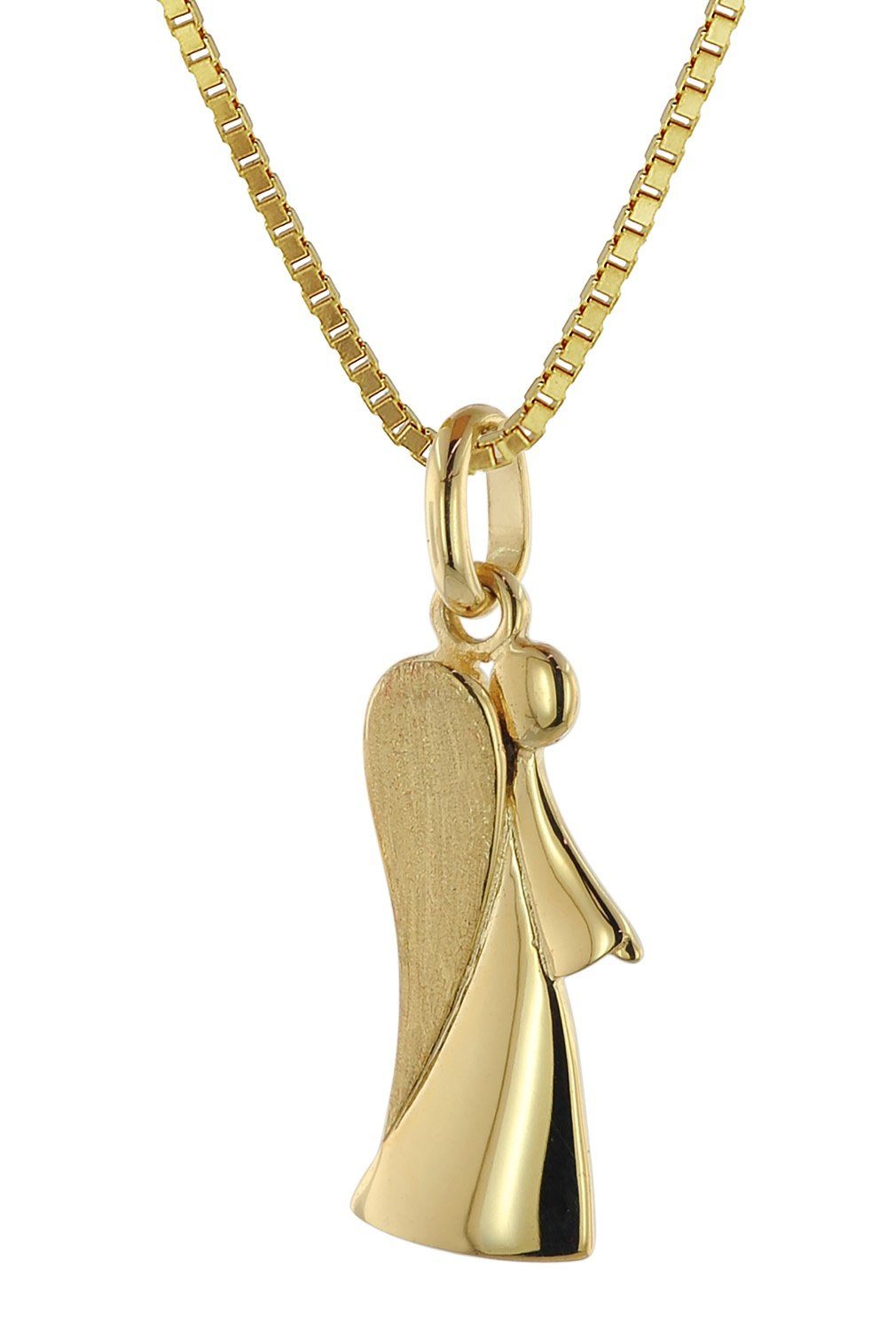 trendor Kette mit Anhänger Engel-Anhänger Gold 333 (8 Karat) mit vergoldete günstig online kaufen