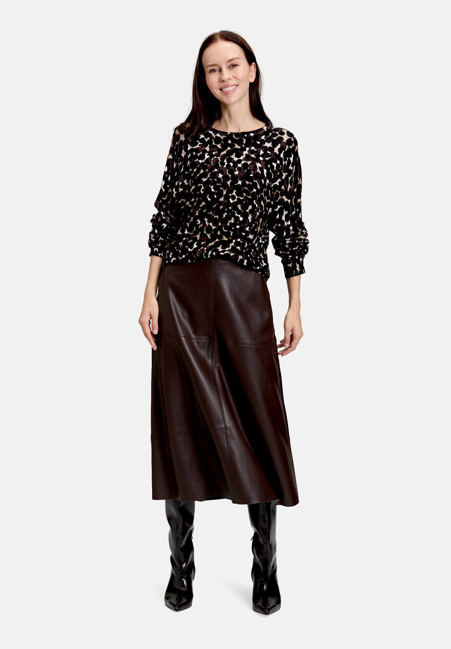 Betty Barclay Strickpullover Damen mit Fledermausärmeln (1-tlg)