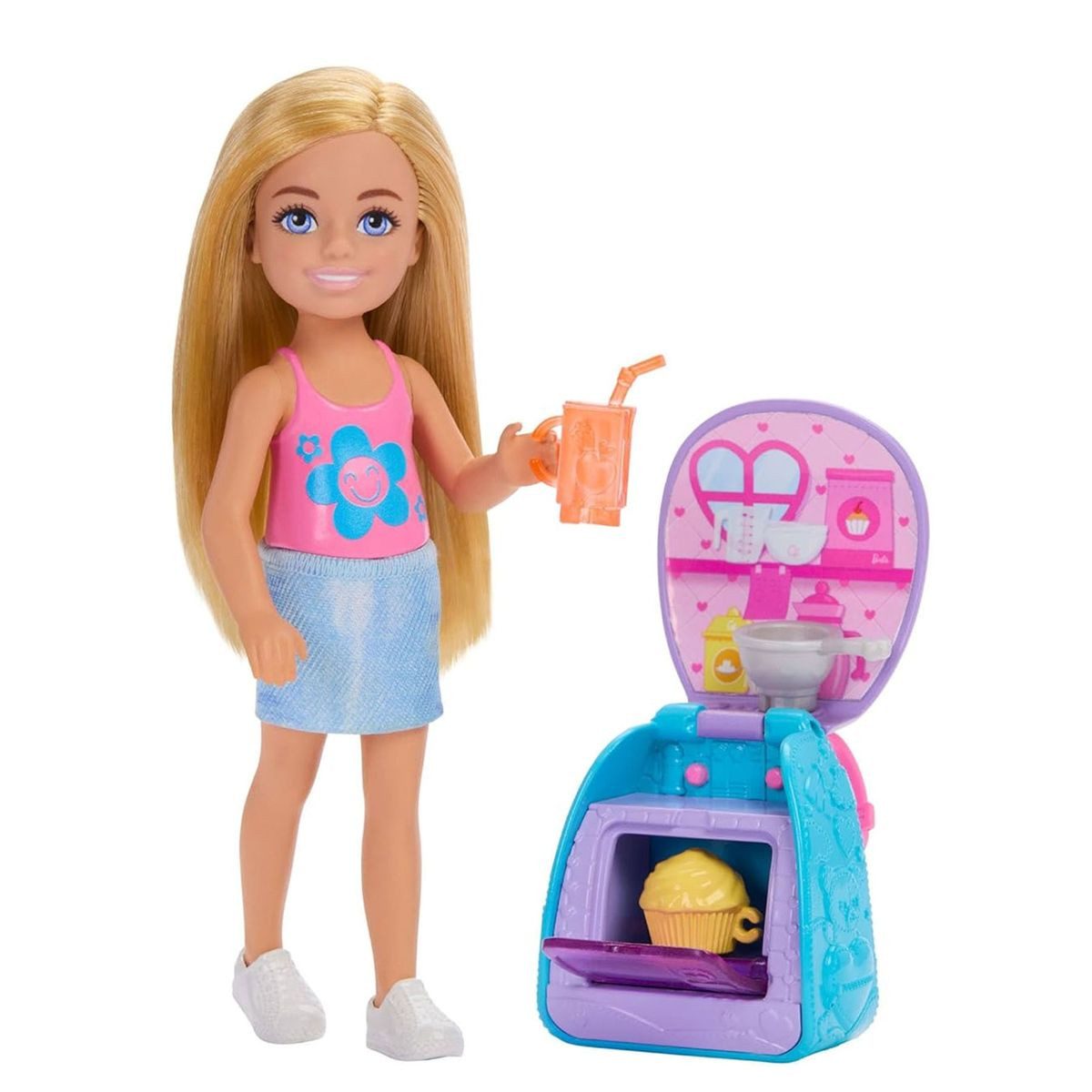 Mattel® Stehpuppe Mattel JBF46 - Barbie - Family & Friends - Club Chelsea - Puppe + Back